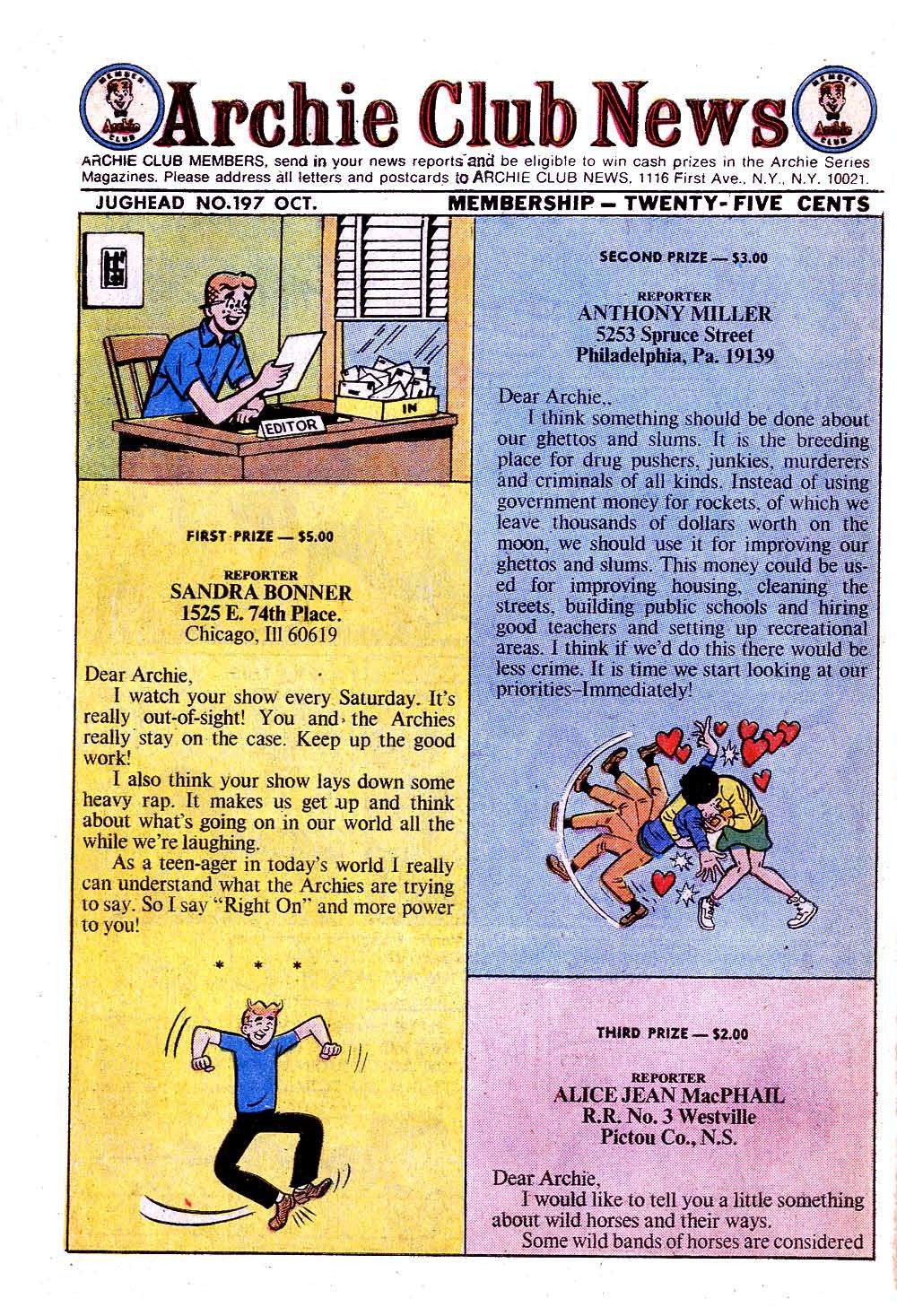 Read online Jughead (1965) comic -  Issue #197 - 10