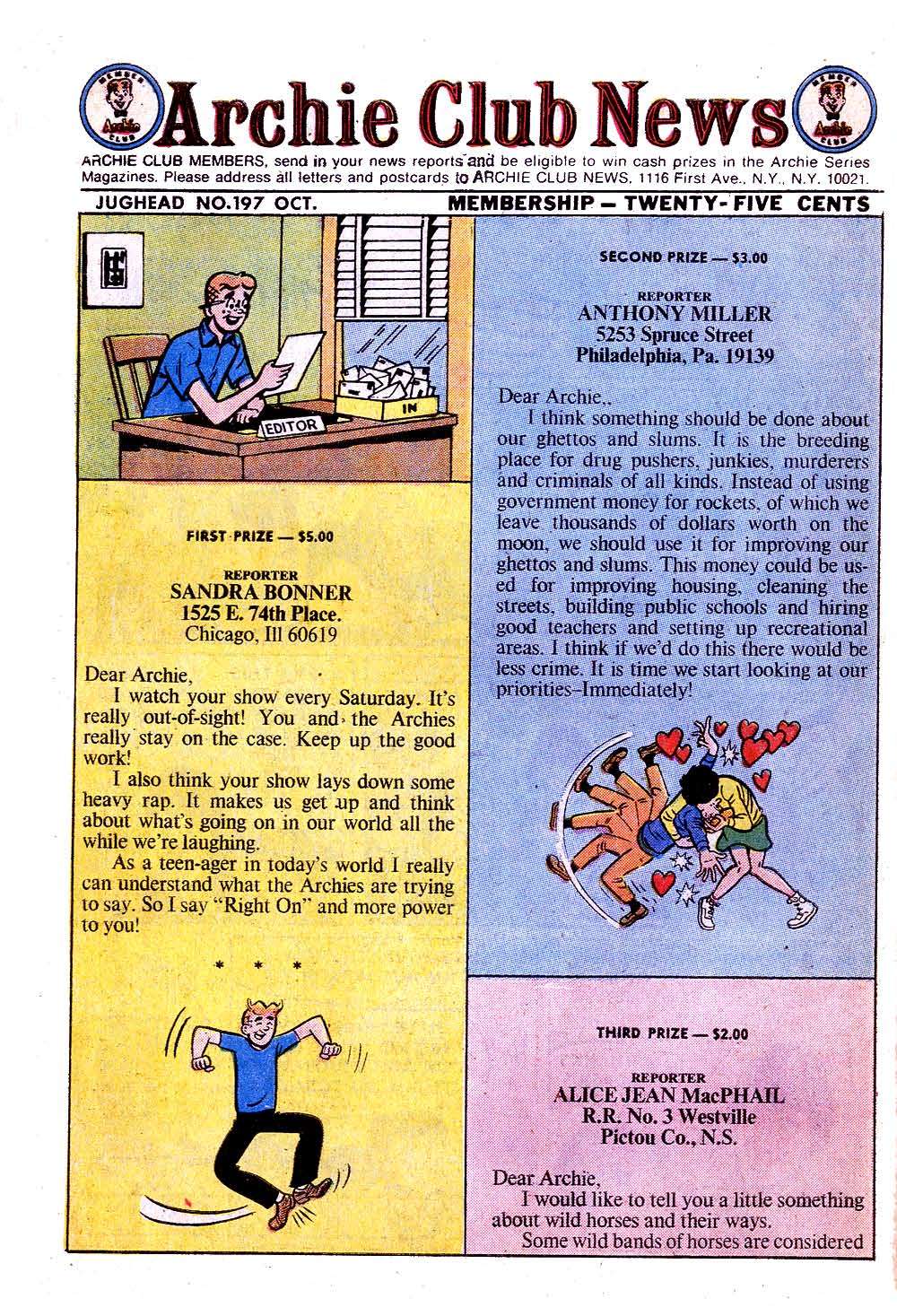 Read online Jughead (1965) comic -  Issue #197 - 10