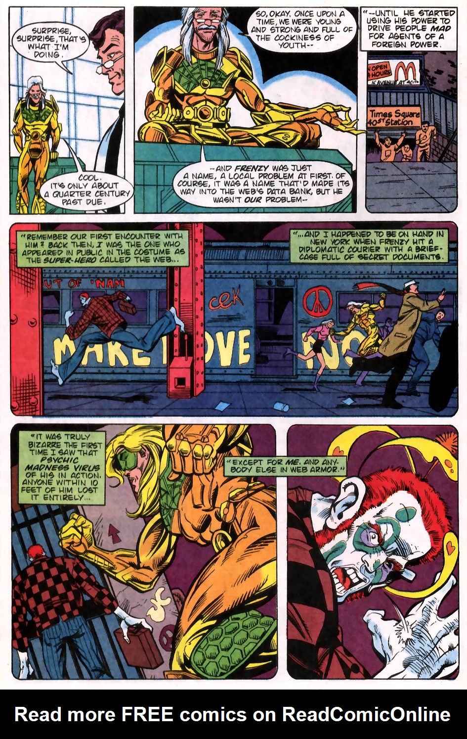 Read online The Web (1991) comic -  Issue #13 - 7