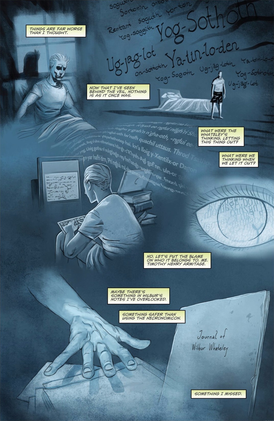 Read online H.P. Lovecraft's The Dunwich Horror comic -  Issue #3 - 4