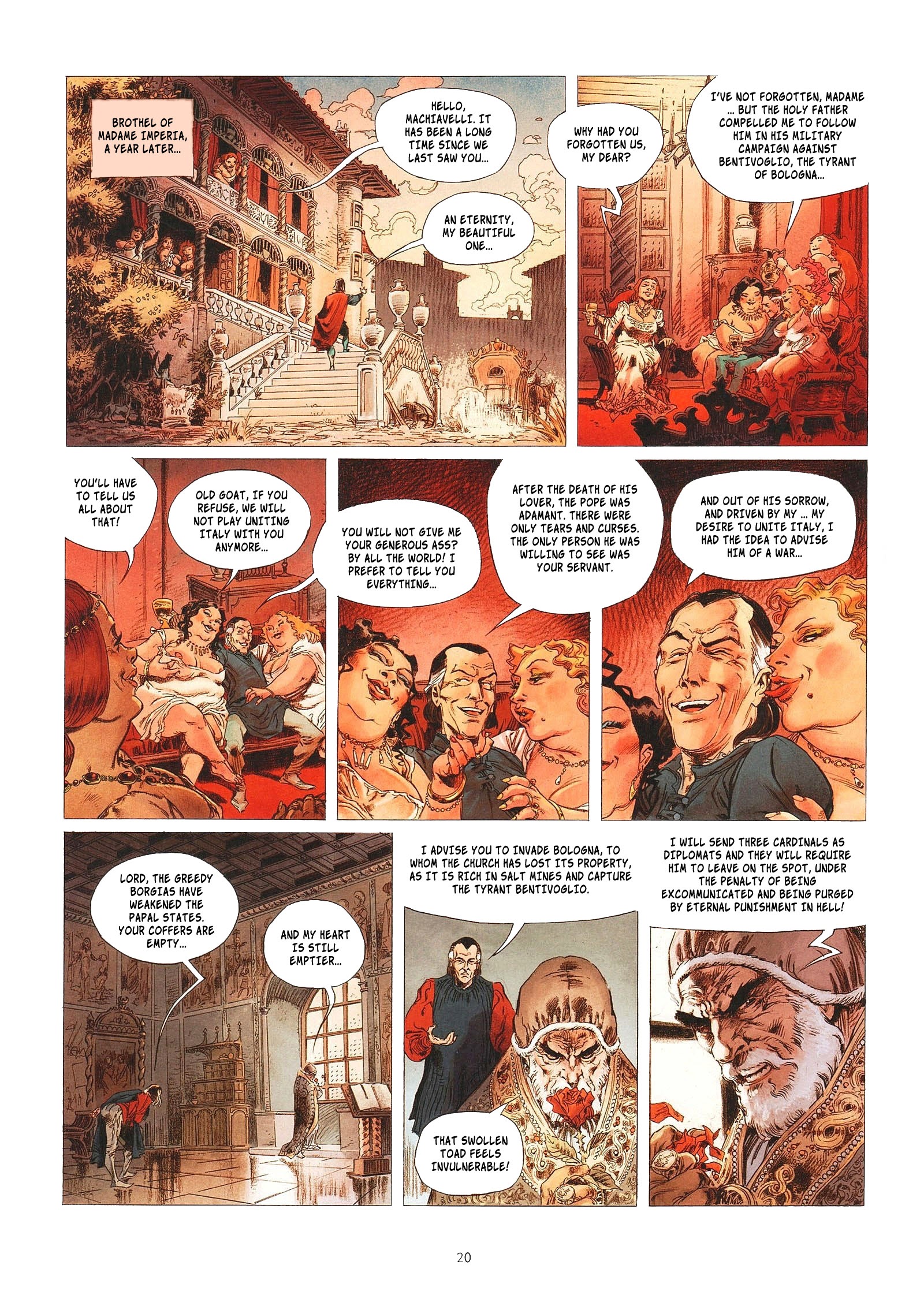Read online The Terrible Pope comic -  Issue #2 - 20