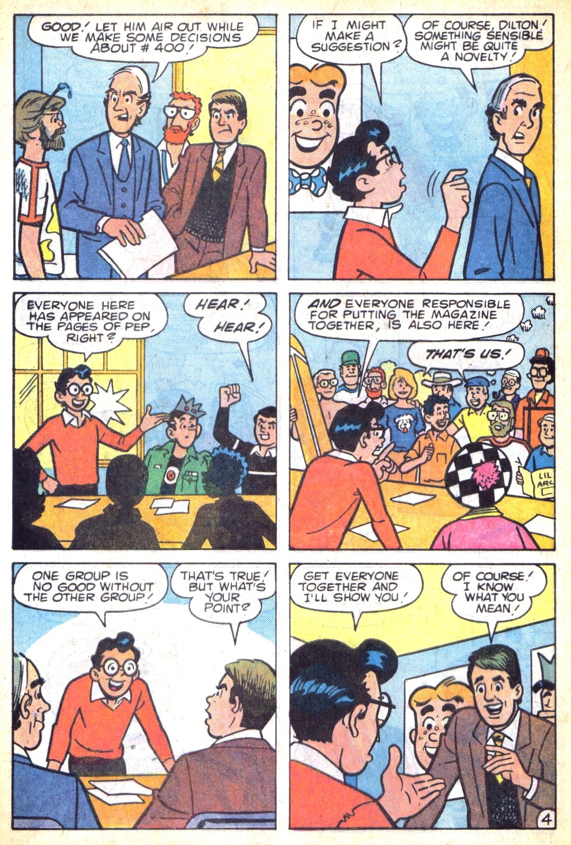 Read online Pep Comics comic -  Issue #400 - 32