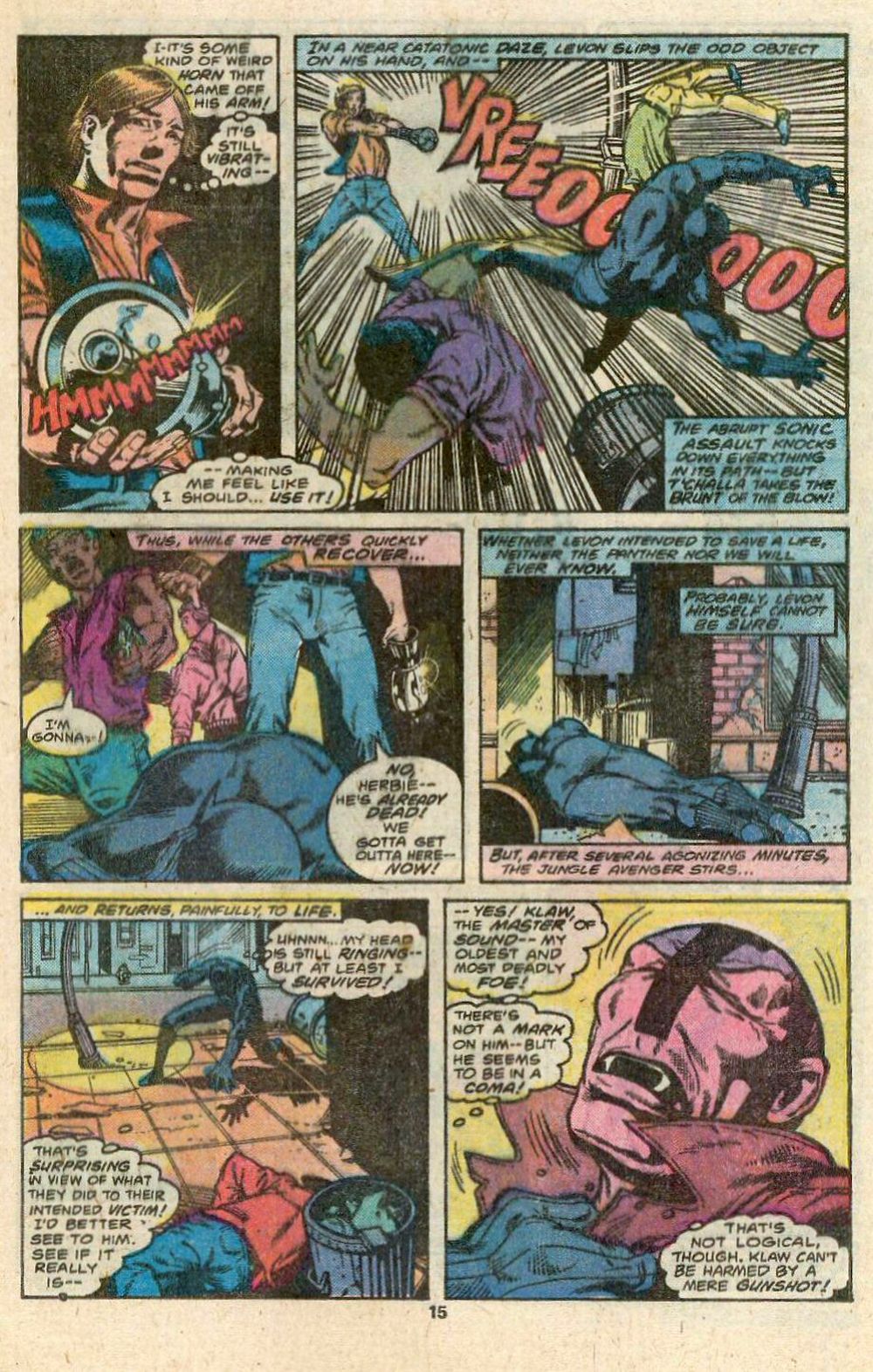 Read online Black Panther (1977) comic -  Issue #14 - 17