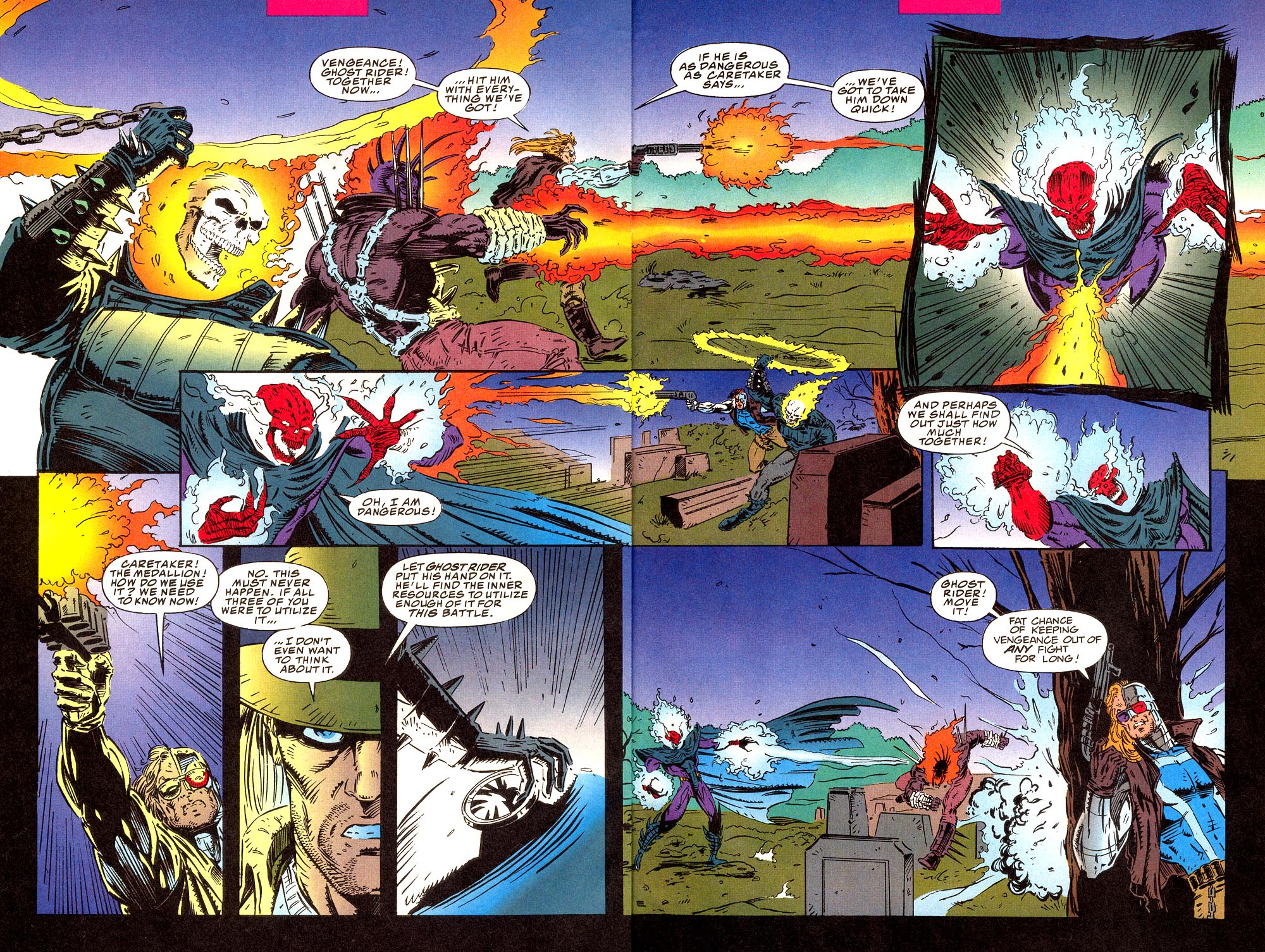 Read online Ghost Rider/Blaze: Spirits of Vengeance comic -  Issue #16 - 18