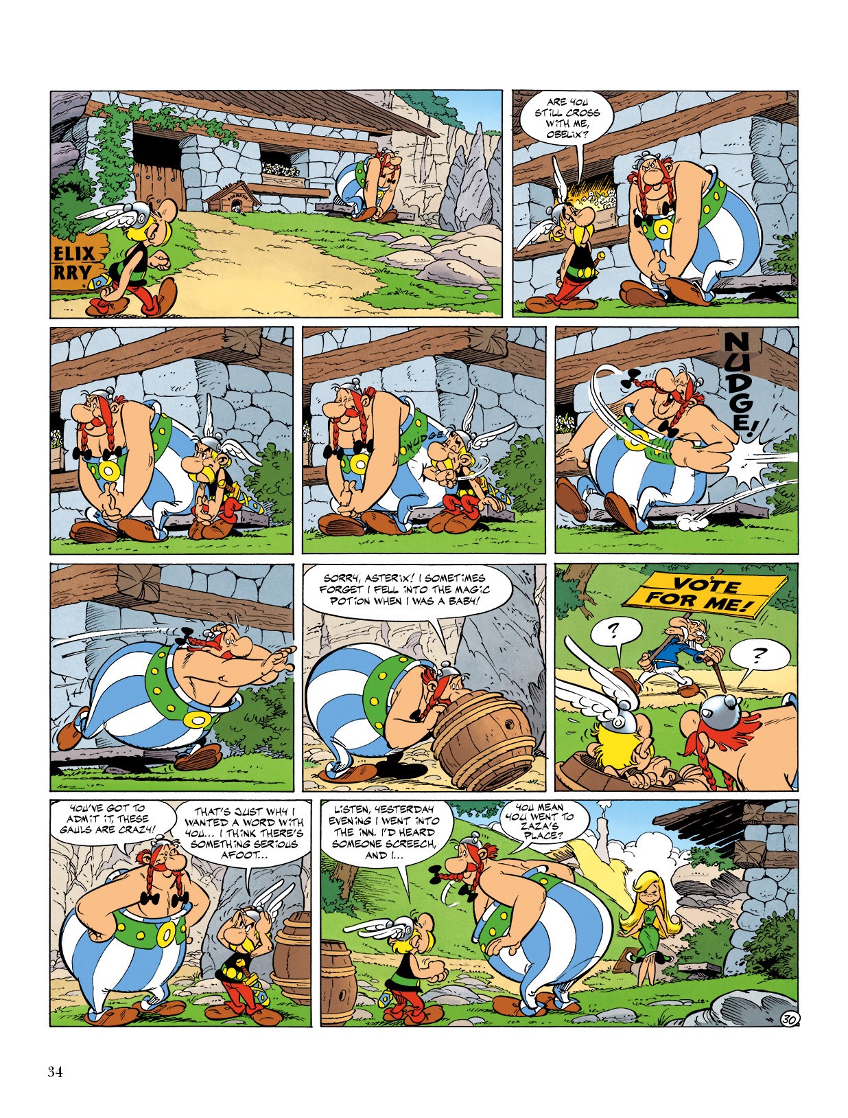 Read online Asterix comic -  Issue #21 - 35