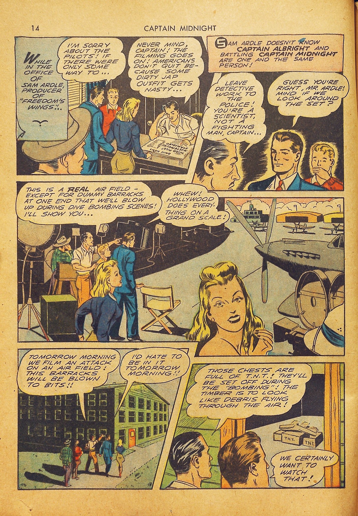 Read online Captain Midnight (1942) comic -  Issue #2 - 13