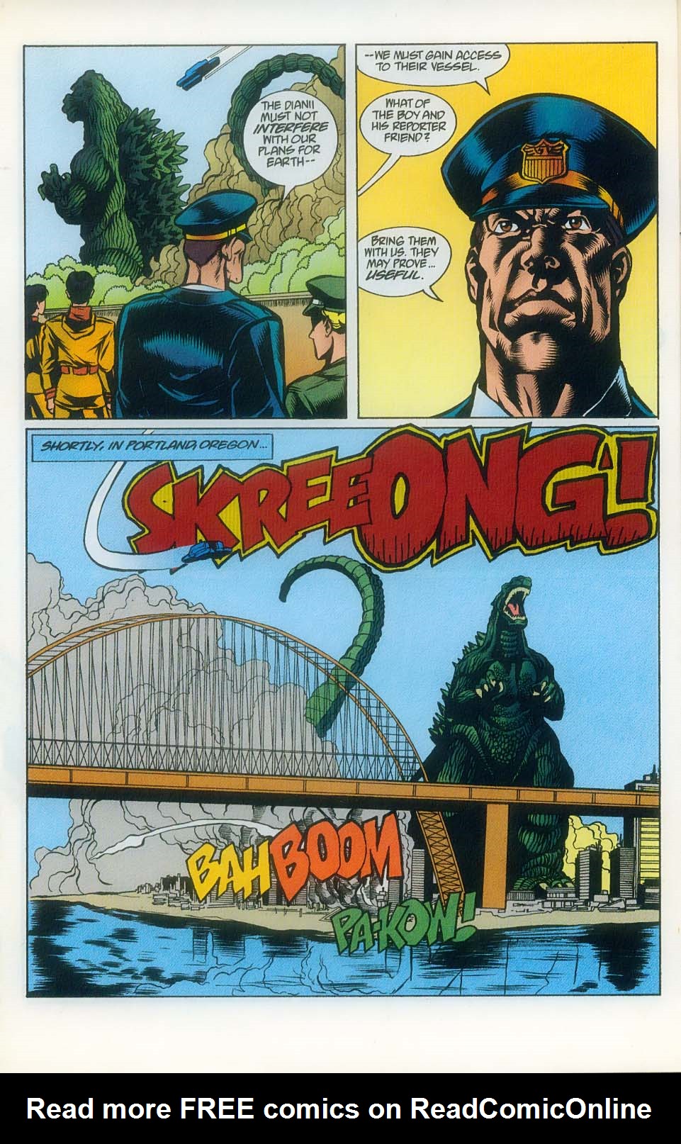 Read online Godzilla (1995) comic -  Issue #6 - 17