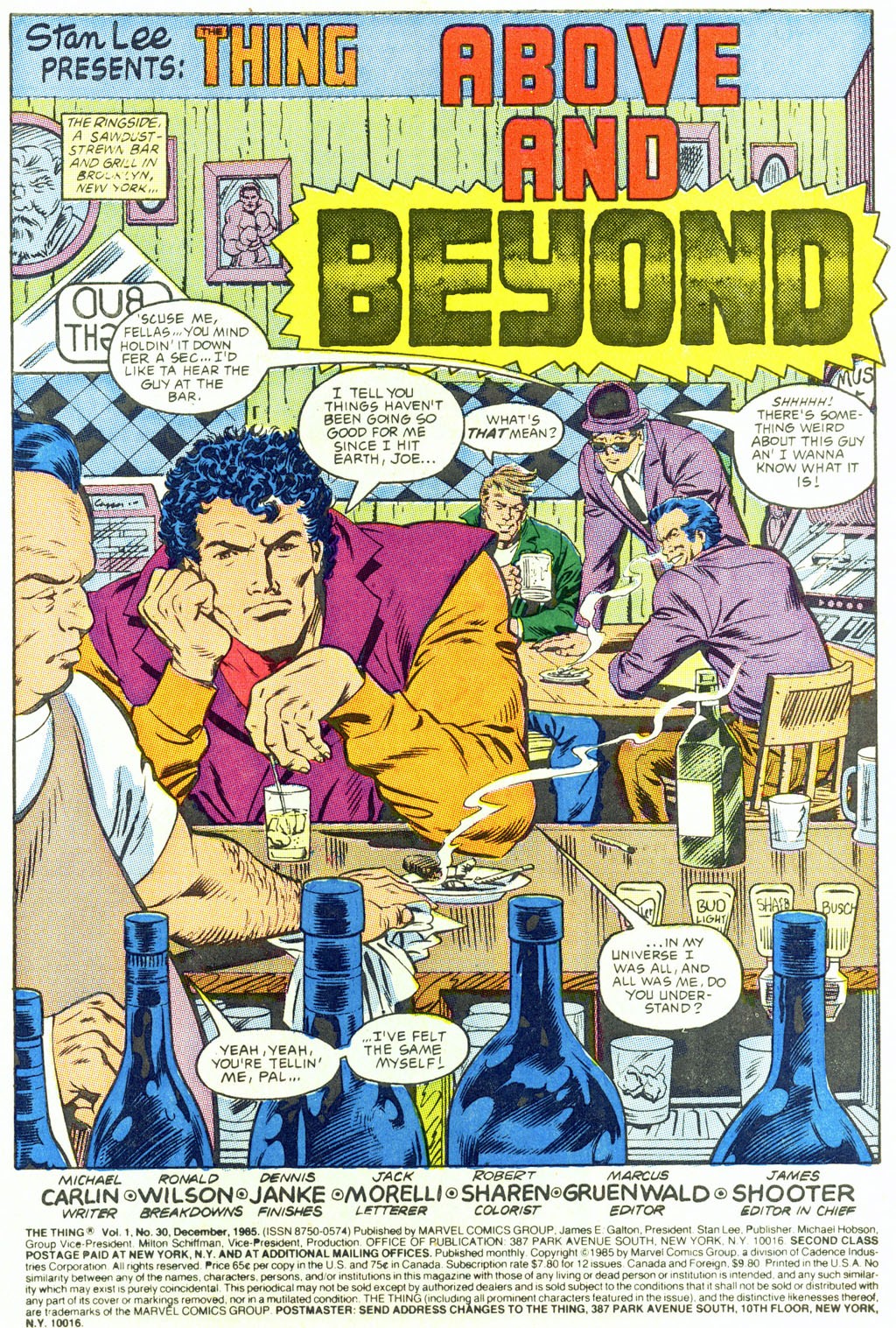 Read online The Thing comic -  Issue #30 - 2