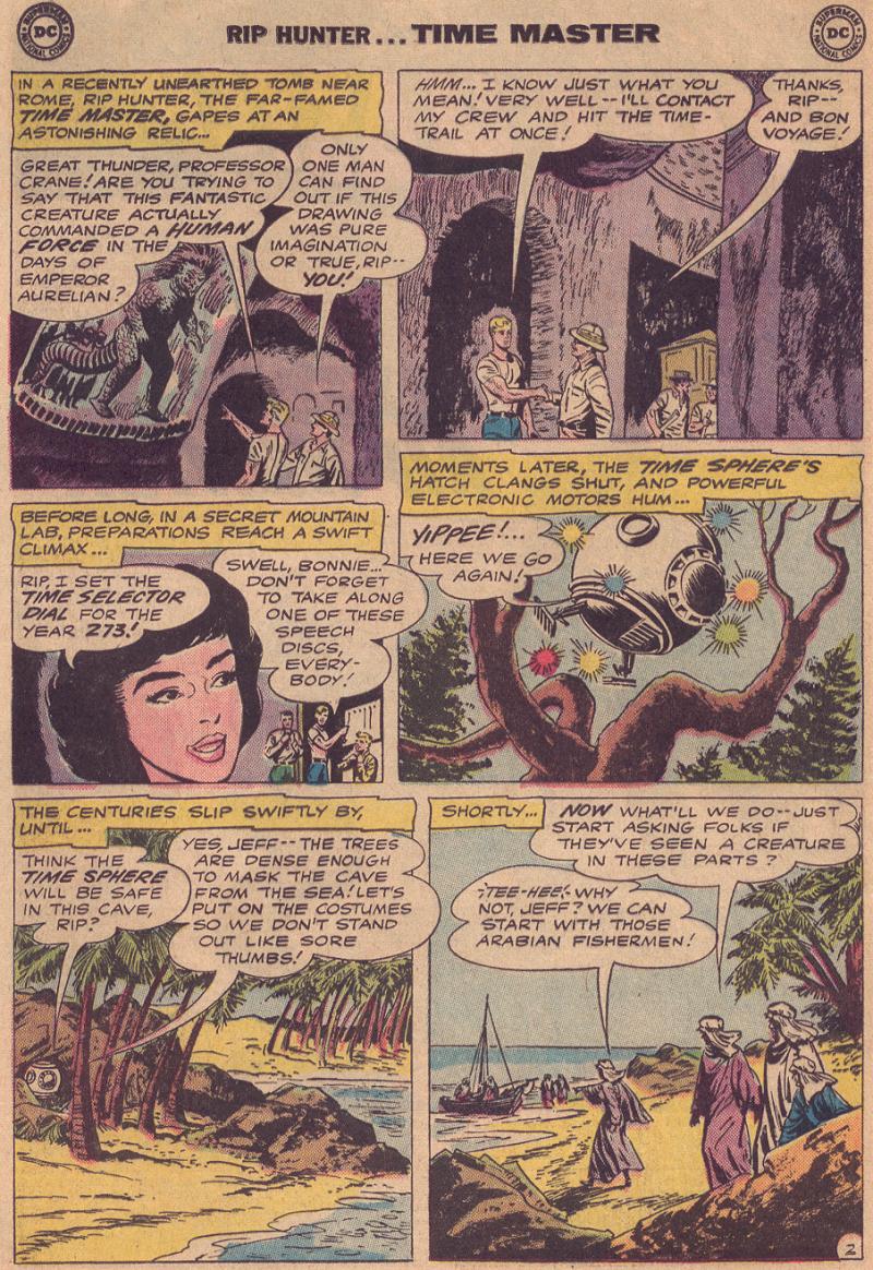 Read online Rip Hunter...Time Master comic -  Issue #10 - 3