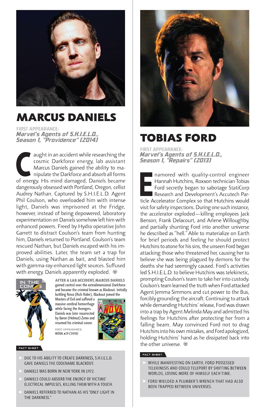 Guidebook to the Marvel Cinematic Universe - Marvel's Agents of S.H.I.E.L.D. Season One issue Full - Page 16