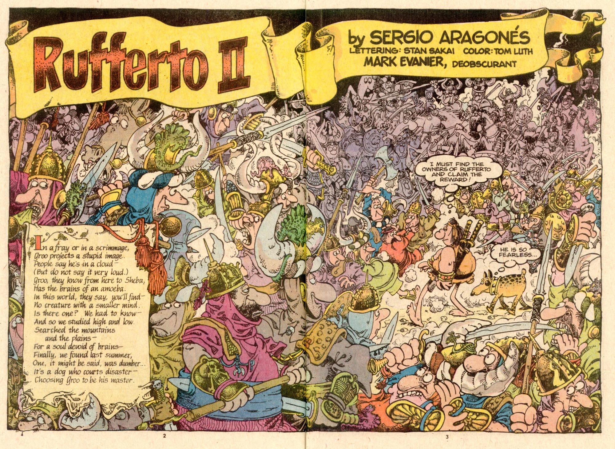 Read online Sergio Aragonés Groo the Wanderer comic -  Issue #30 - 3