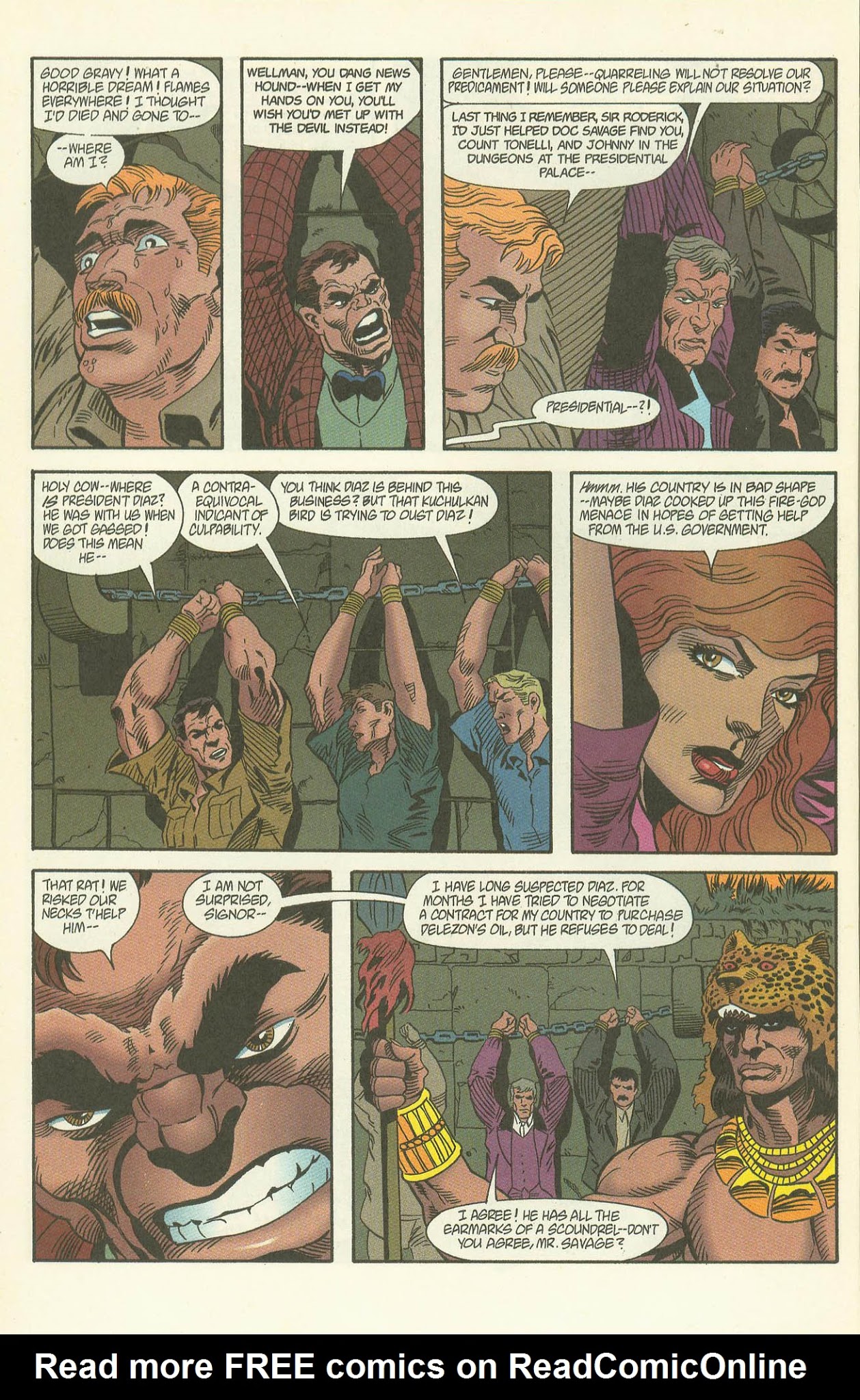 Read online Doc Savage: Curse of the Fire God comic -  Issue # TPB - 85