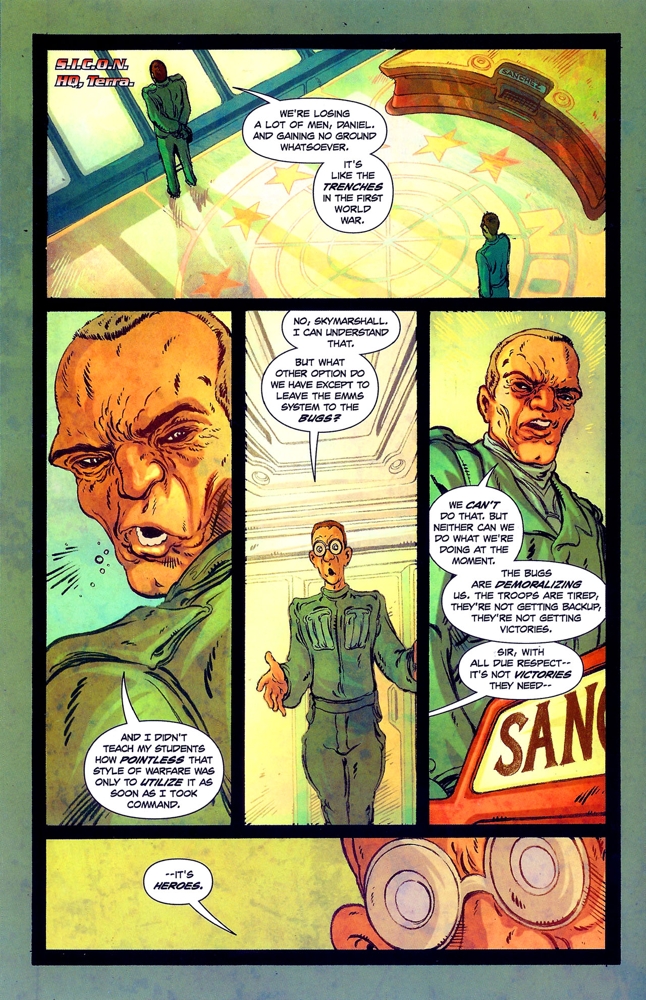 Read online Starship Troopers: Damaged Justice comic -  Issue #2 - 12