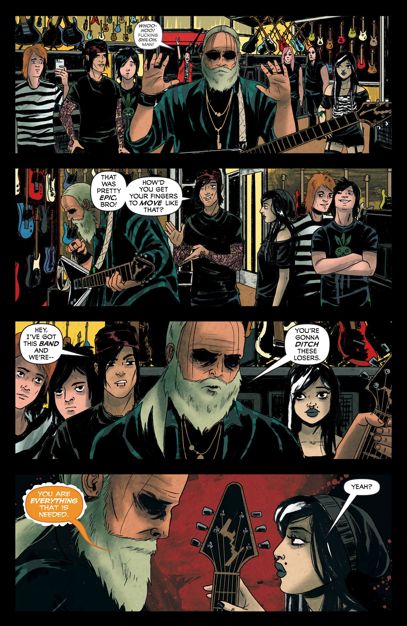 Read online Rockstars comic -  Issue #6 - 7