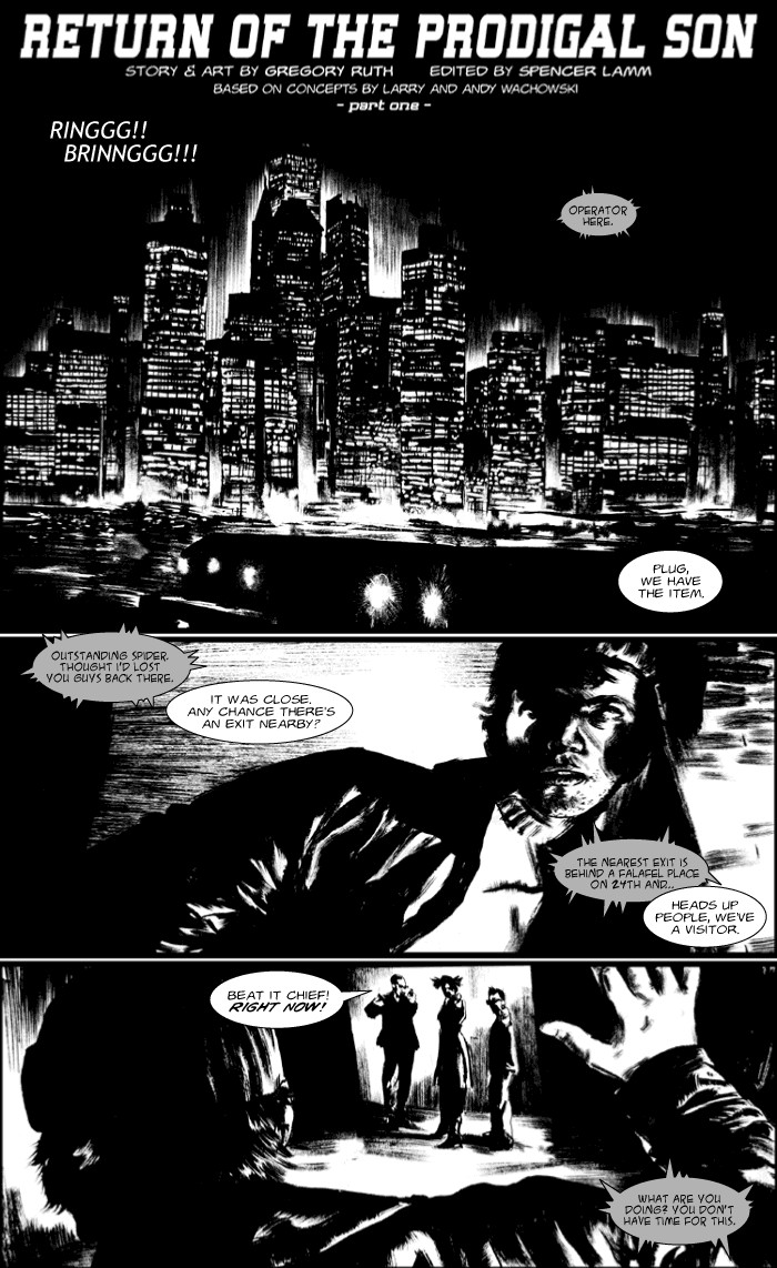 Read online The Matrix Comics comic -  Issue # _Return Of The Prodigal Son - 1