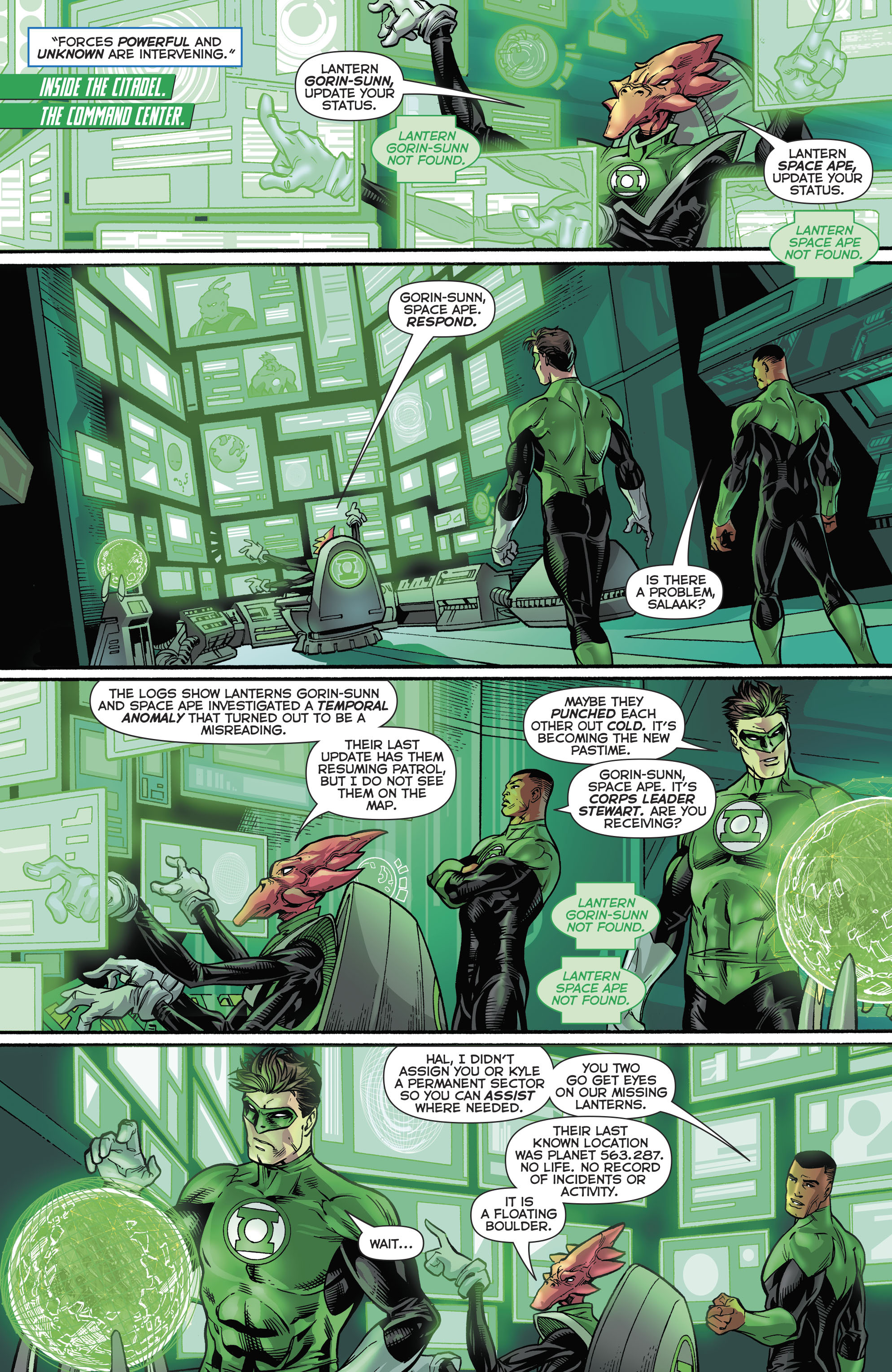 Read online Hal Jordan And The Green Lantern Corps comic -  Issue #18 - 19