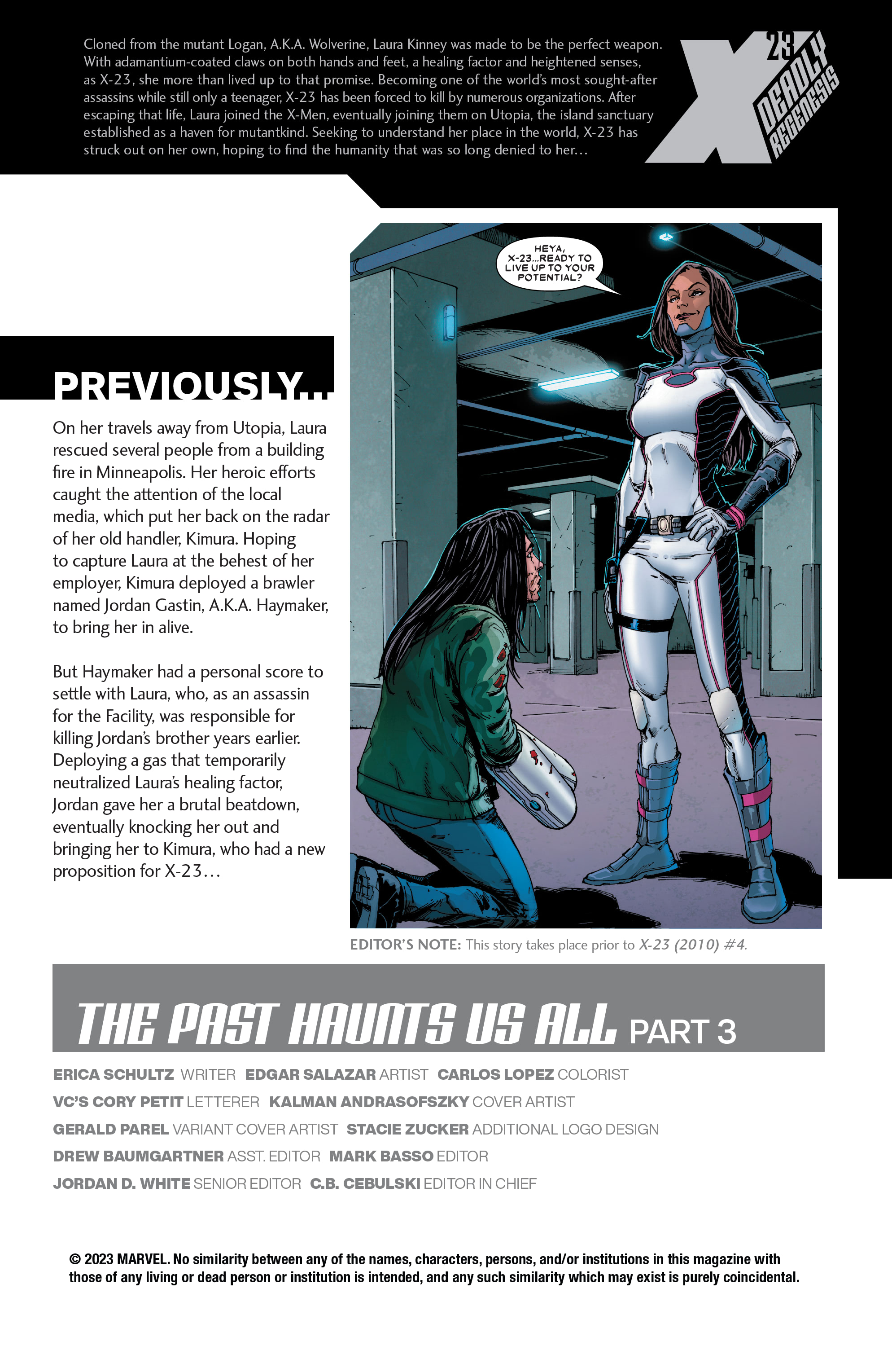 Read online X-23: Deadly Regenesis comic -  Issue #3 - 2
