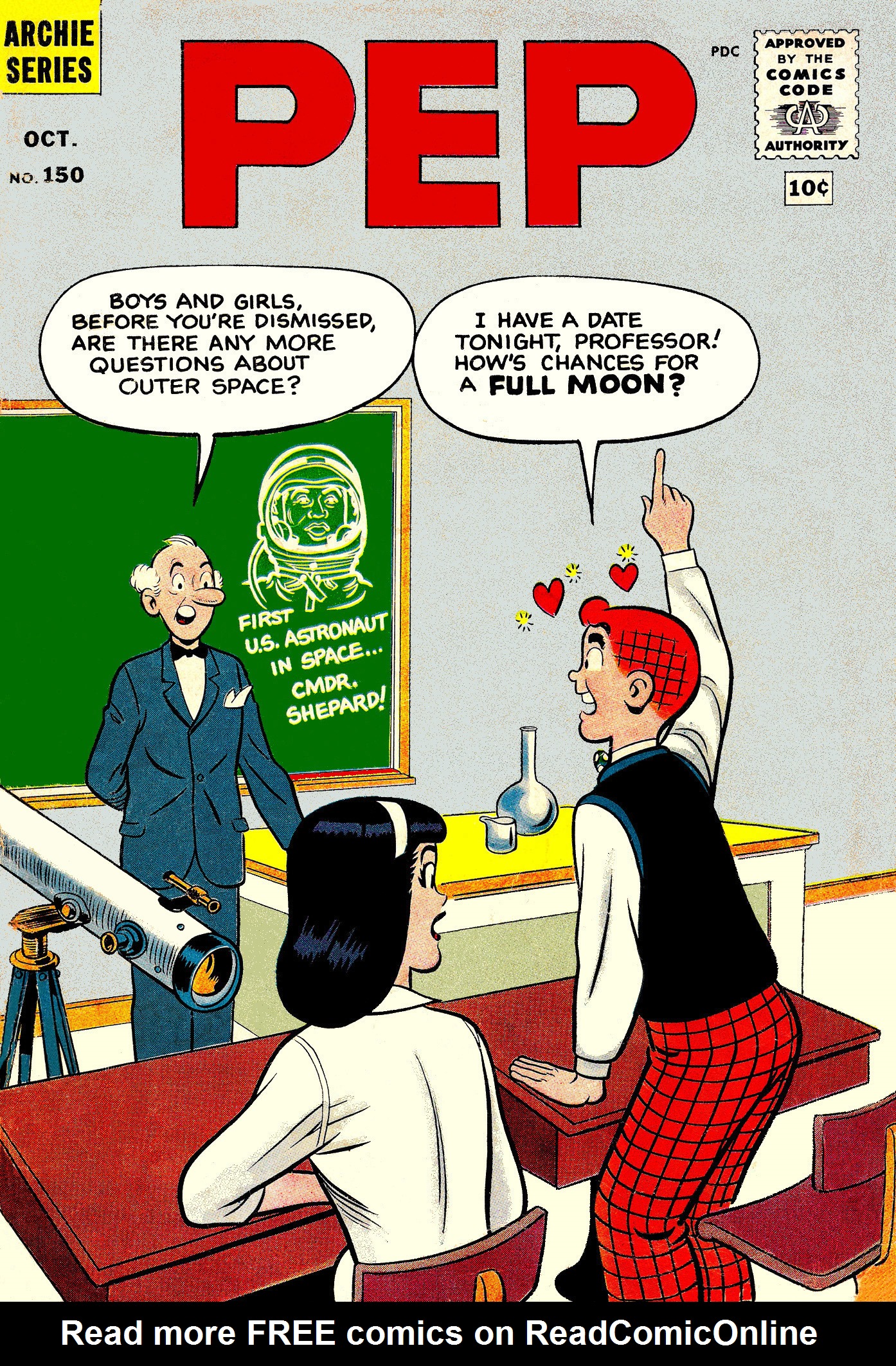 Read online Pep Comics comic -  Issue #150 - 1