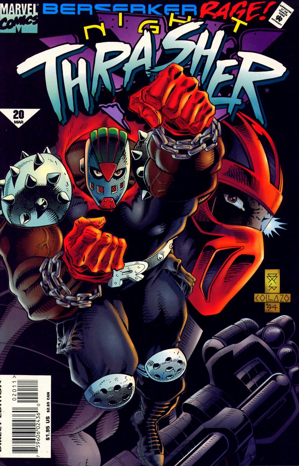 Read online Night Thrasher comic -  Issue #20 - 1