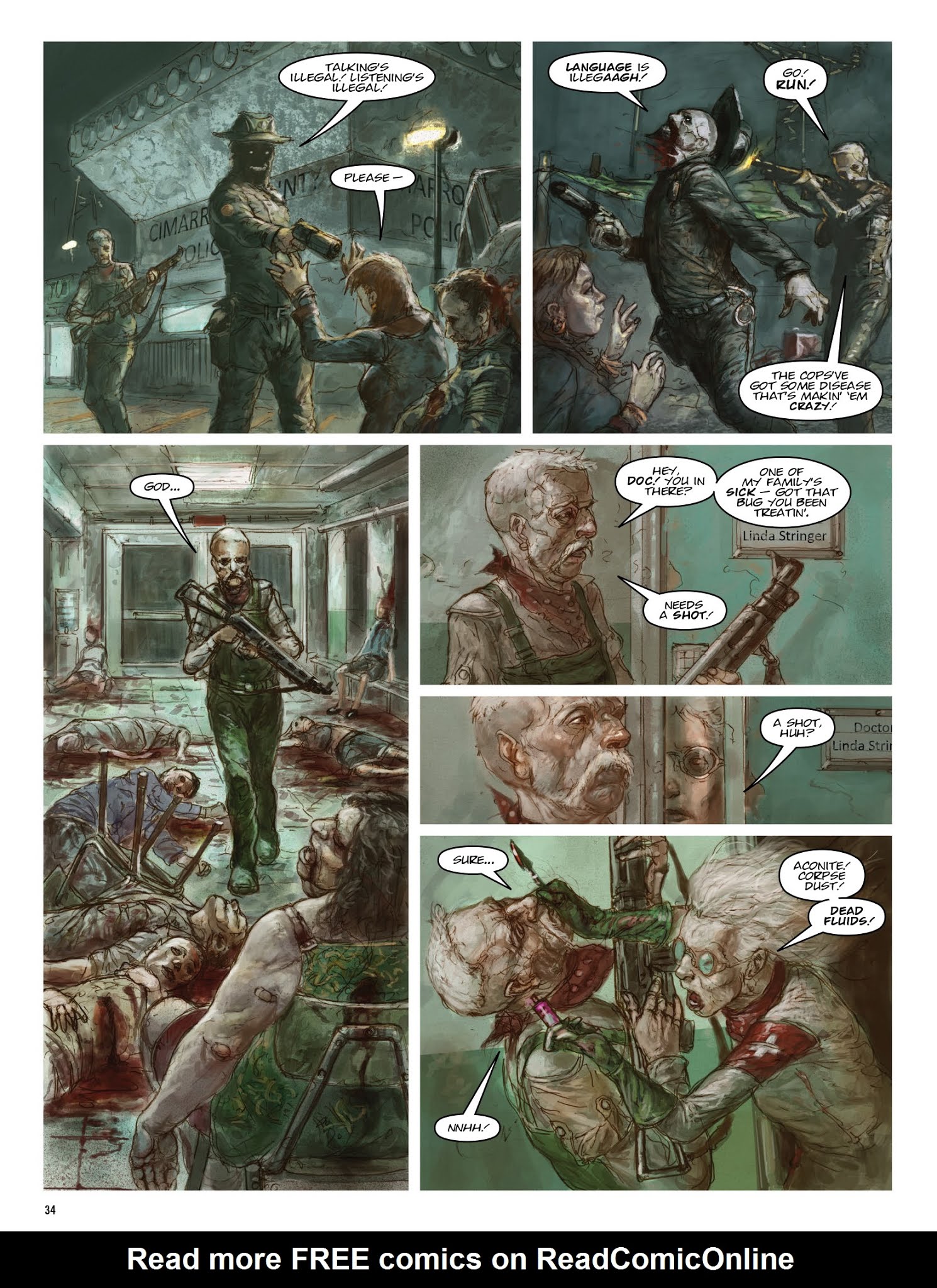 Read online The Dark Judges: The Fall of Deadworld comic -  Issue # TPB - 35
