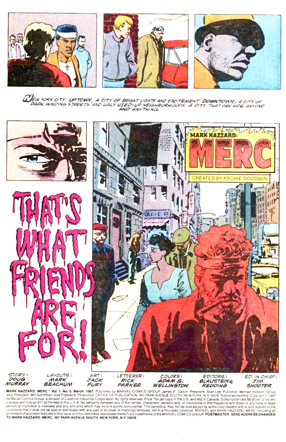 Read online Mark Hazzard: Merc comic -  Issue #5 - 2