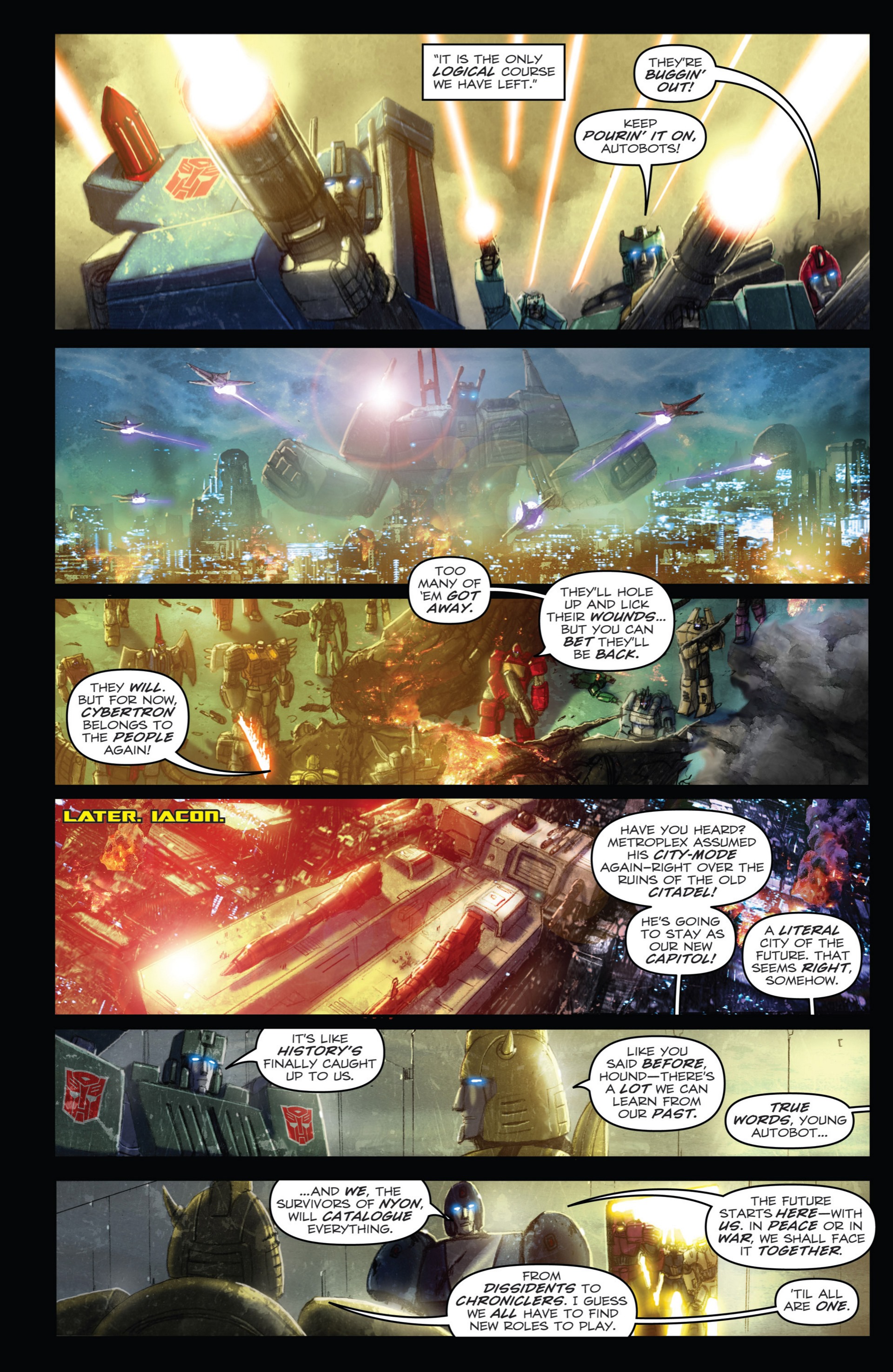 Read online Transformers: Autocracy comic -  Issue # Full - 116