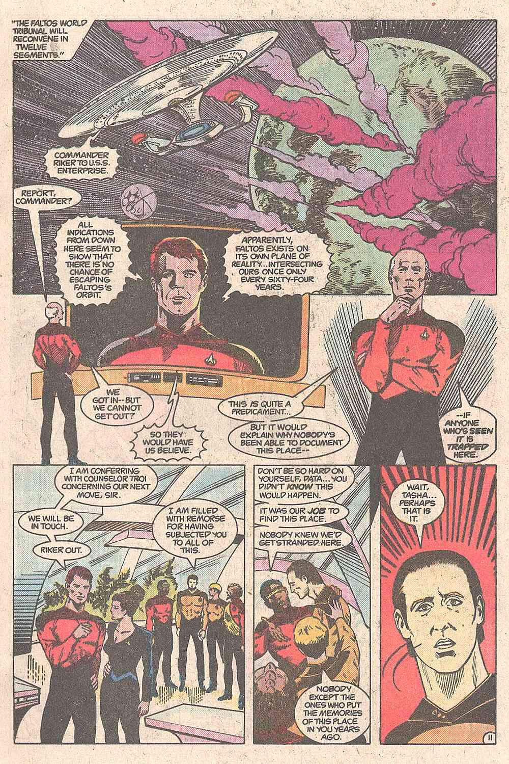 Read online Star Trek: The Next Generation (1988) comic -  Issue #6 - 12