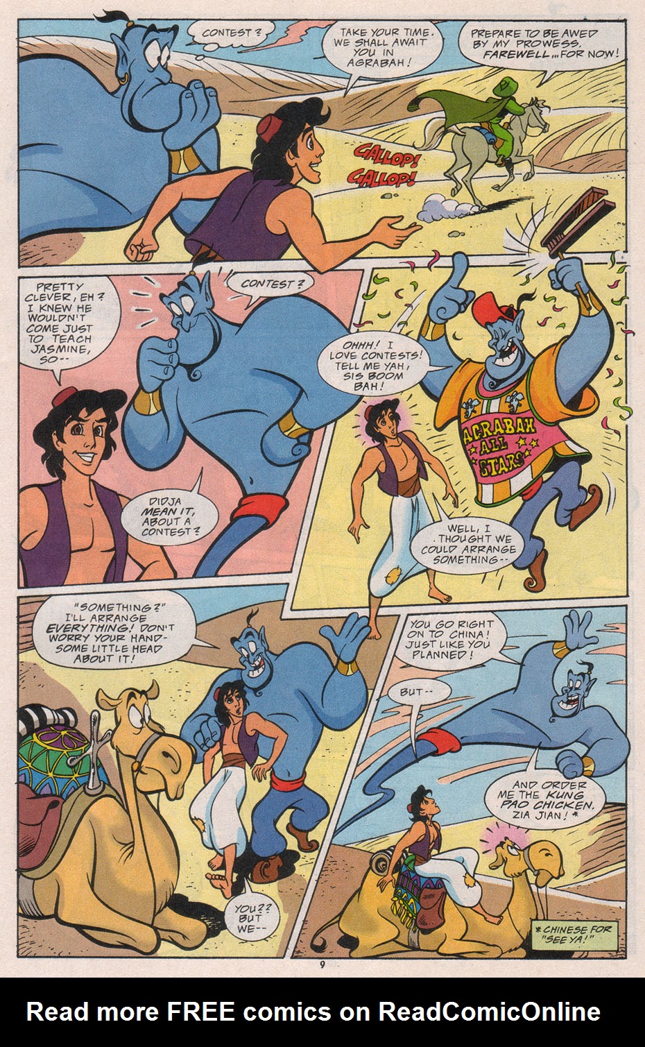 Read online Disney's Aladdin comic -  Issue #9 - 11