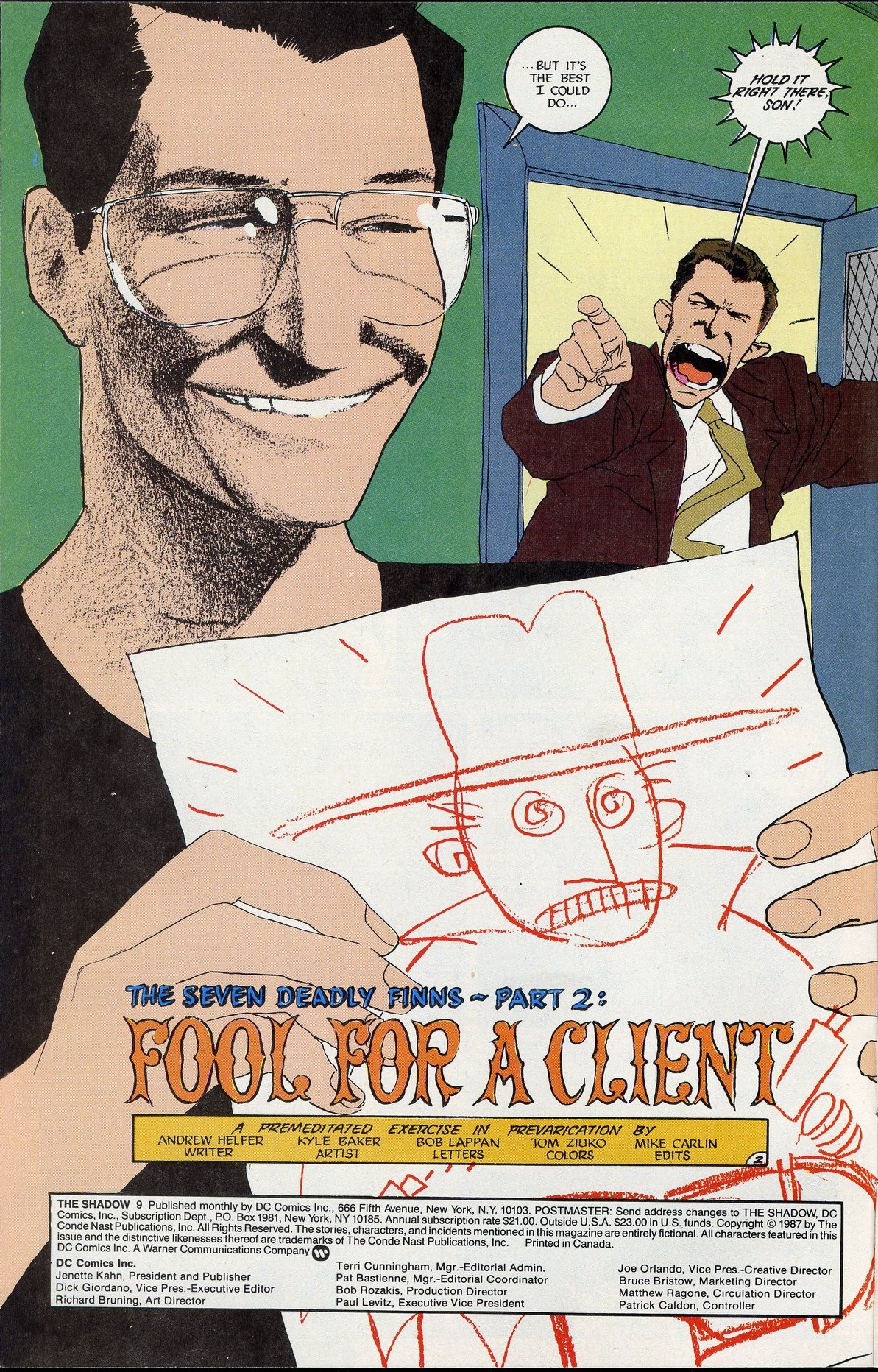 Read online The Shadow (1987) comic -  Issue #9 - 4