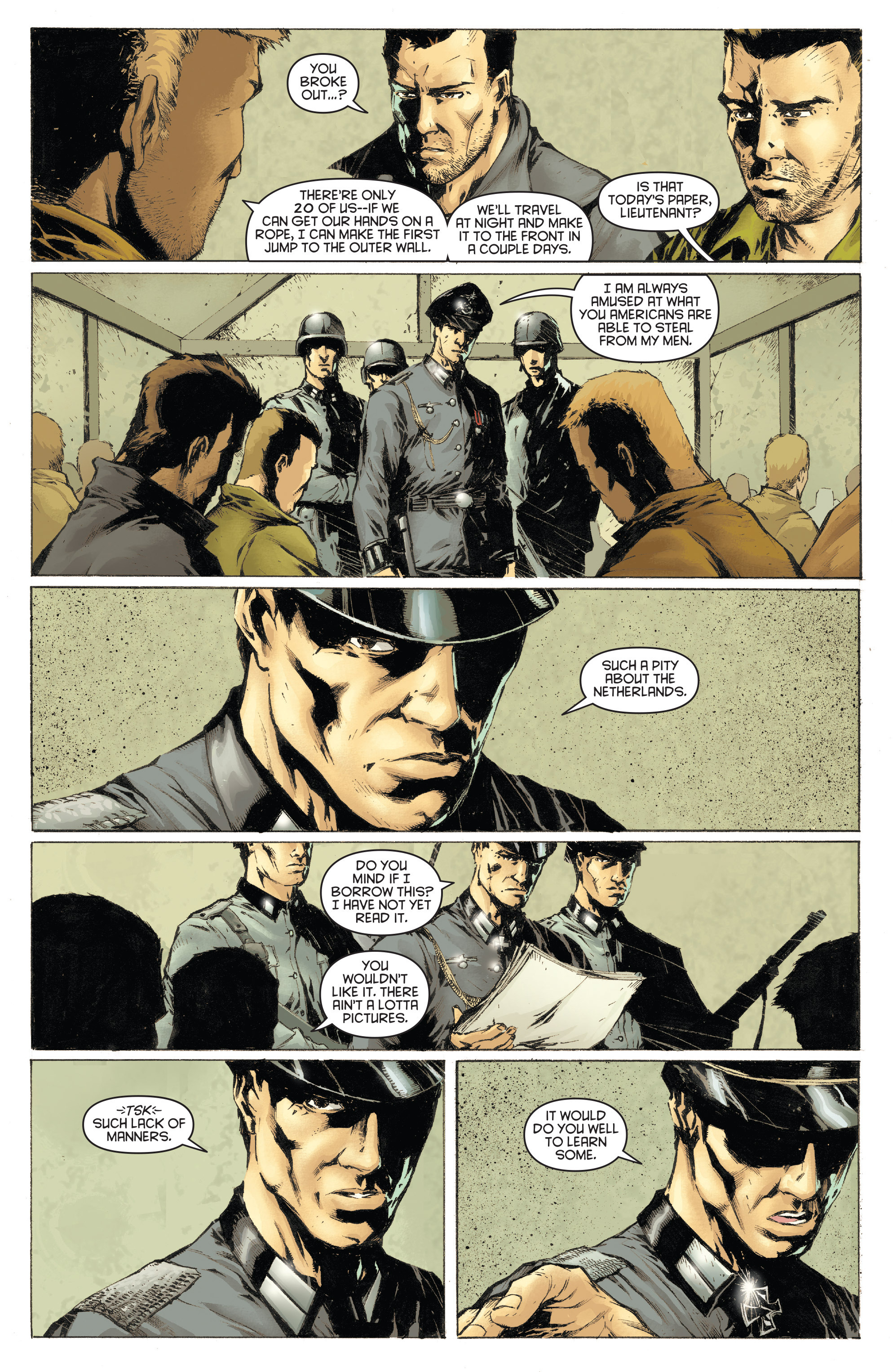 Captain America Theater Of War:  Prisoners Of Duty Full Page 17