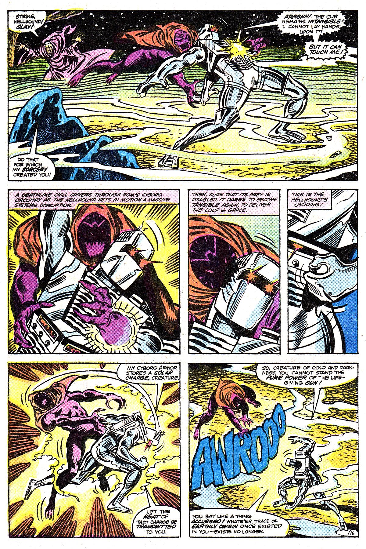 Read online ROM (1979) comic -  Issue #33 - 17