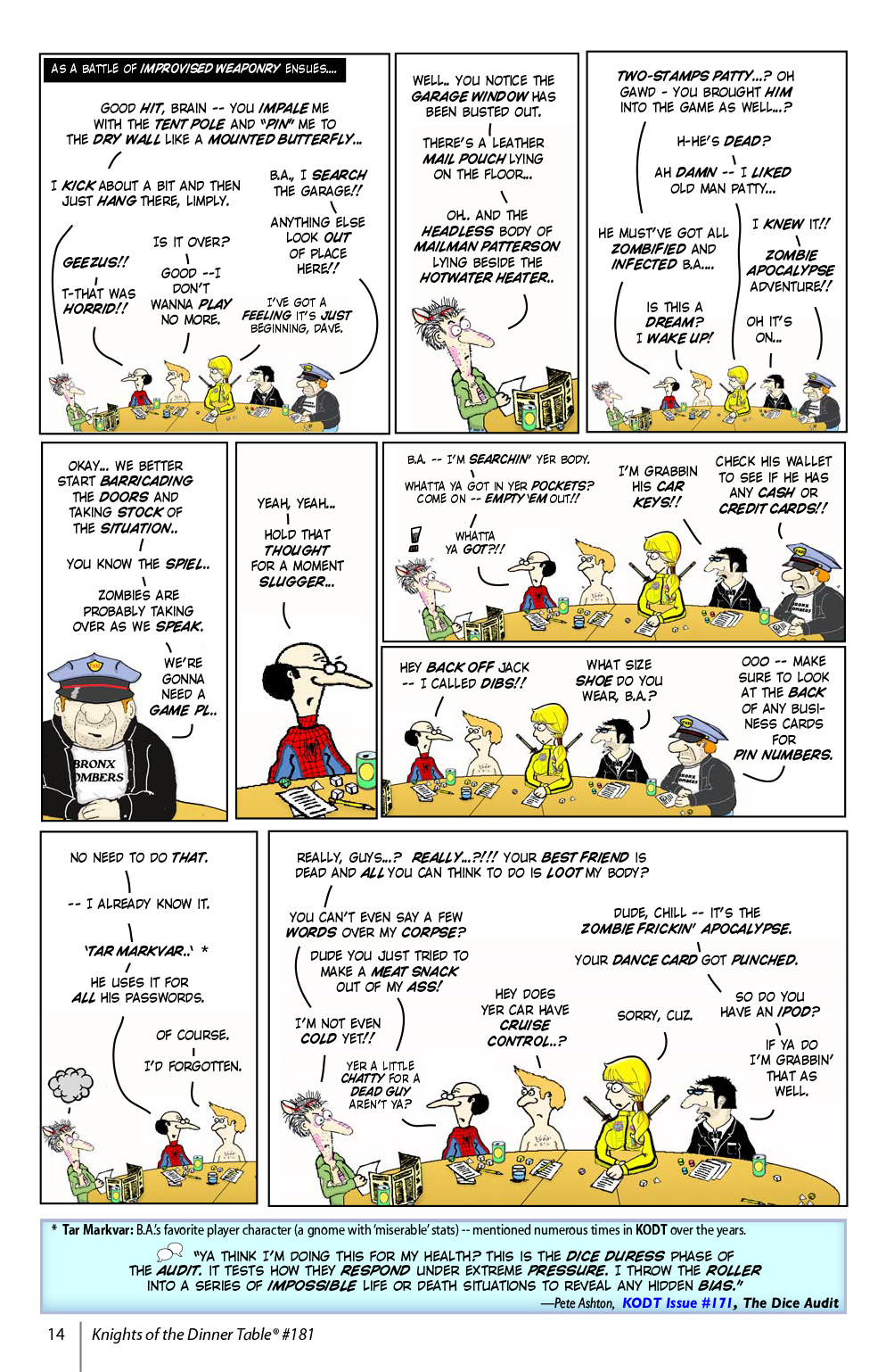 Read online Knights of the Dinner Table comic -  Issue #181 - 16