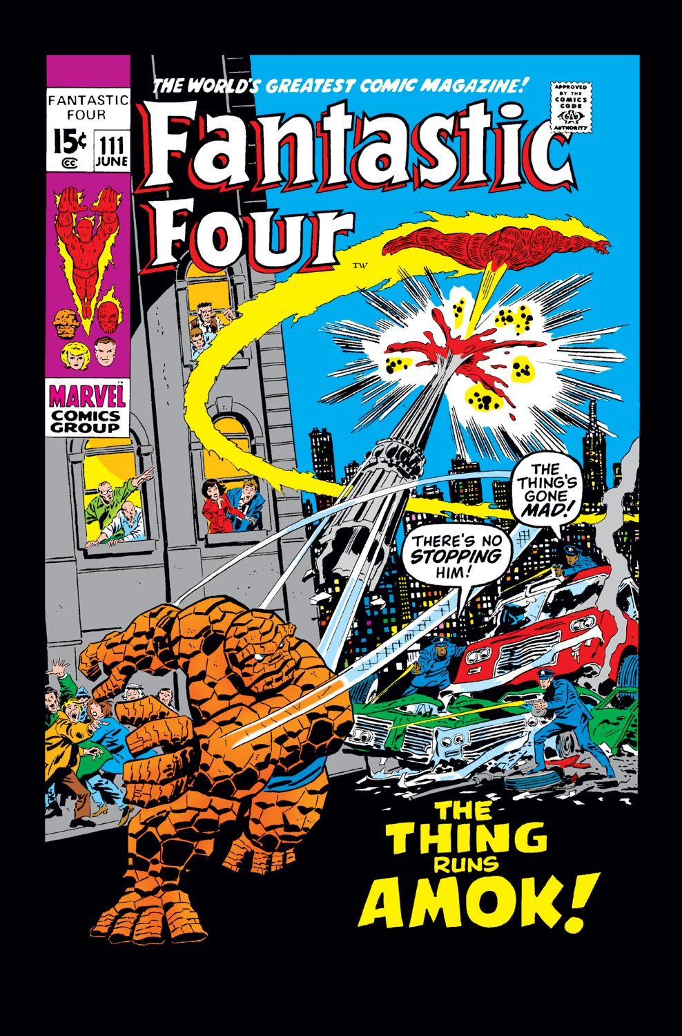 Read online Fantastic Four (1961) comic -  Issue #111 - 1