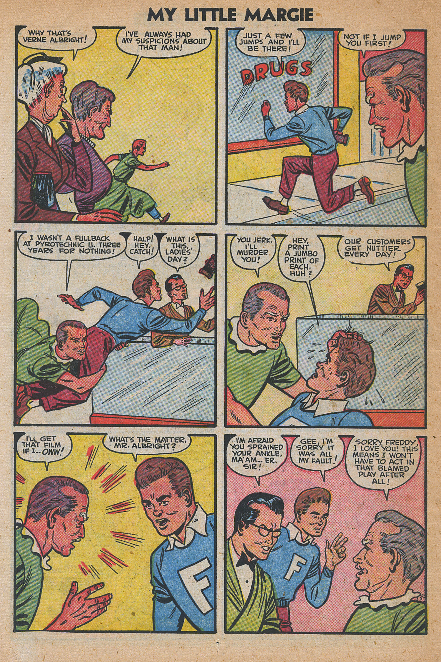 Read online My Little Margie (1954) comic -  Issue #1 - 14