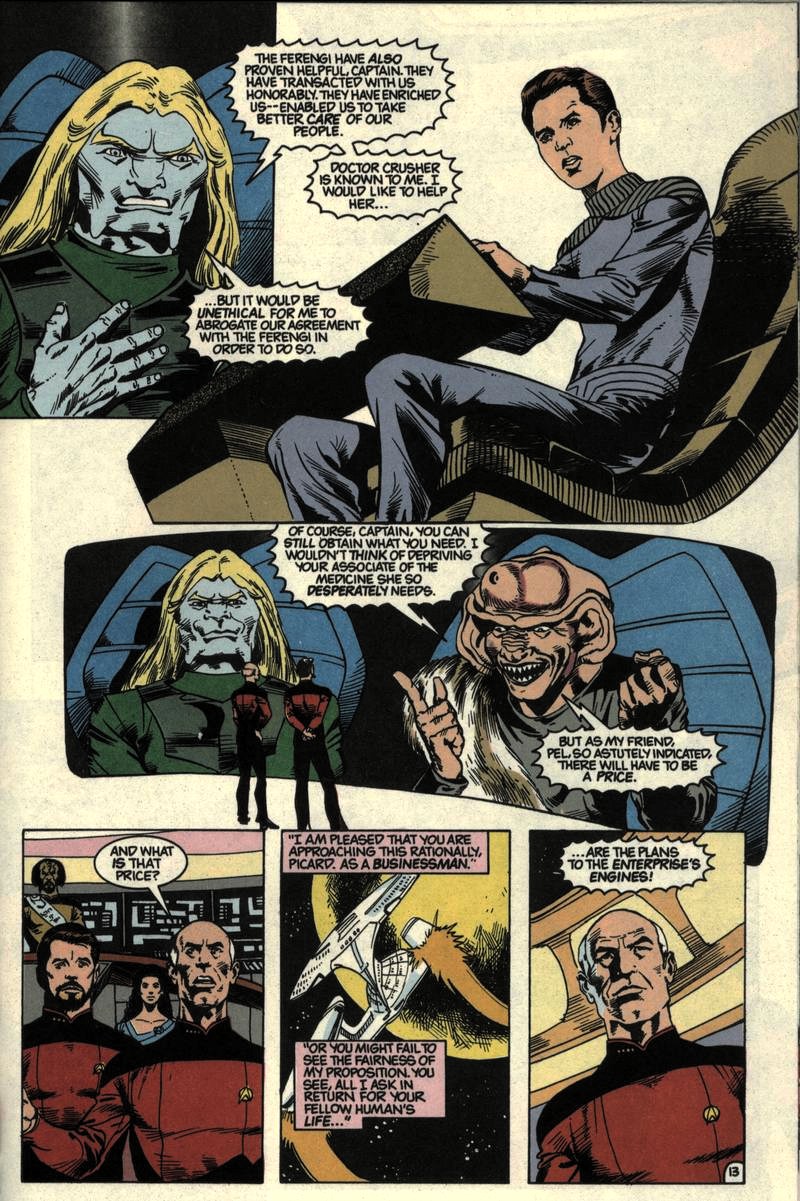 Read online Star Trek: The Next Generation (1989) comic -  Issue #9 - 14