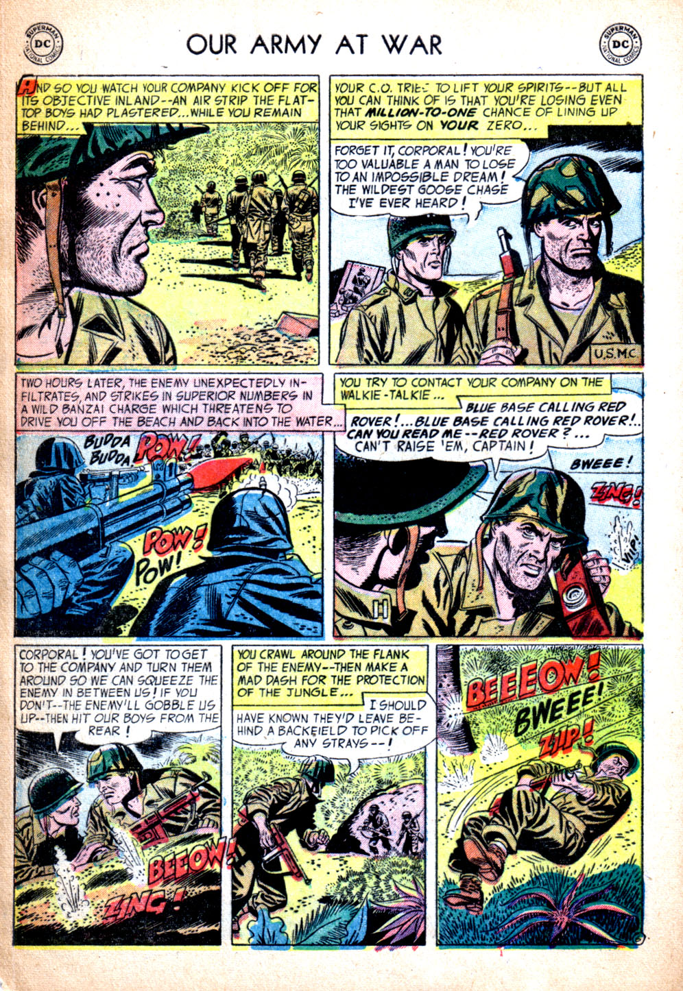 Read online Our Army at War (1952) comic -  Issue #16 - 8