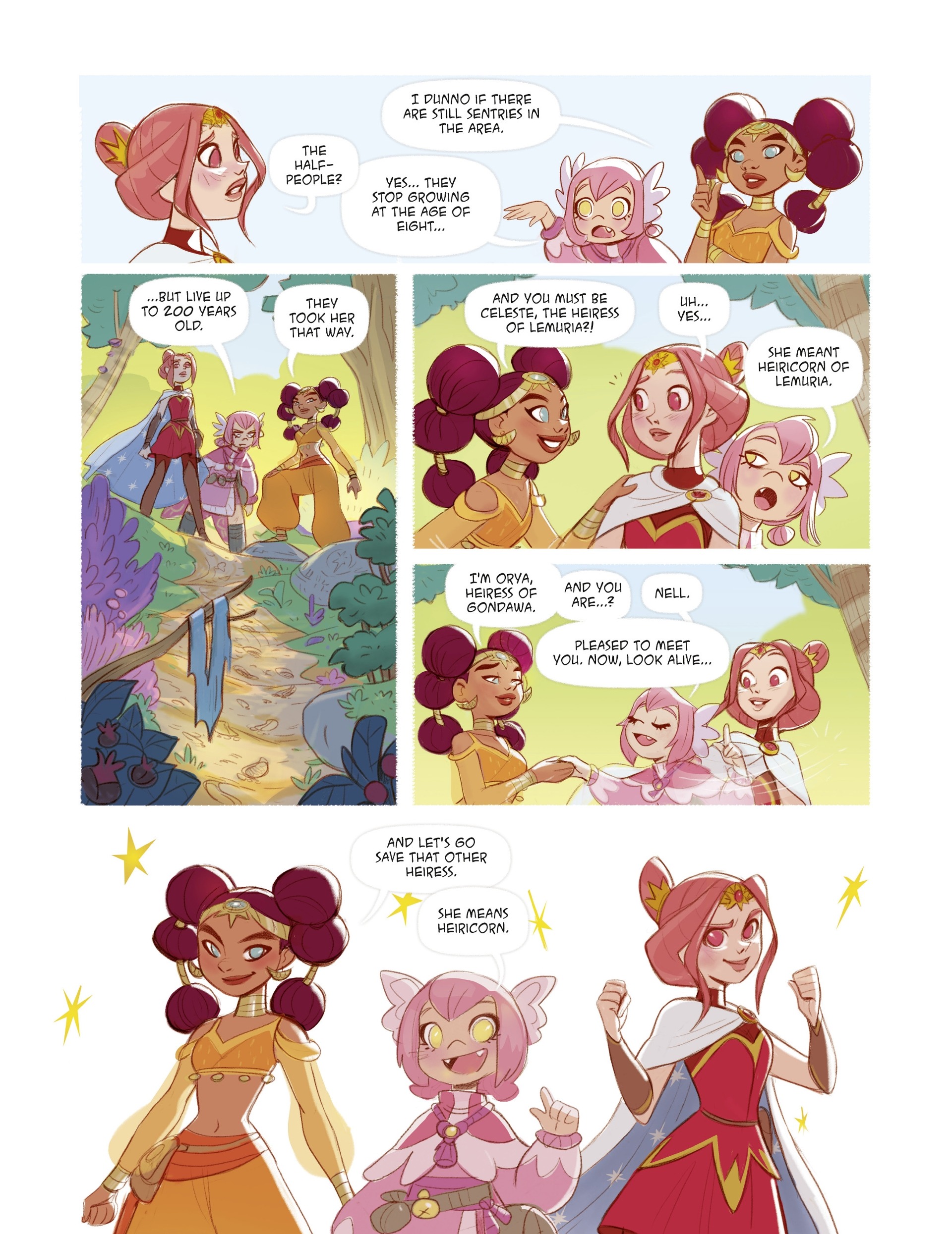 Read online The Unicorn Legacy: Call of the Goddess comic -  Issue # TPB - 36