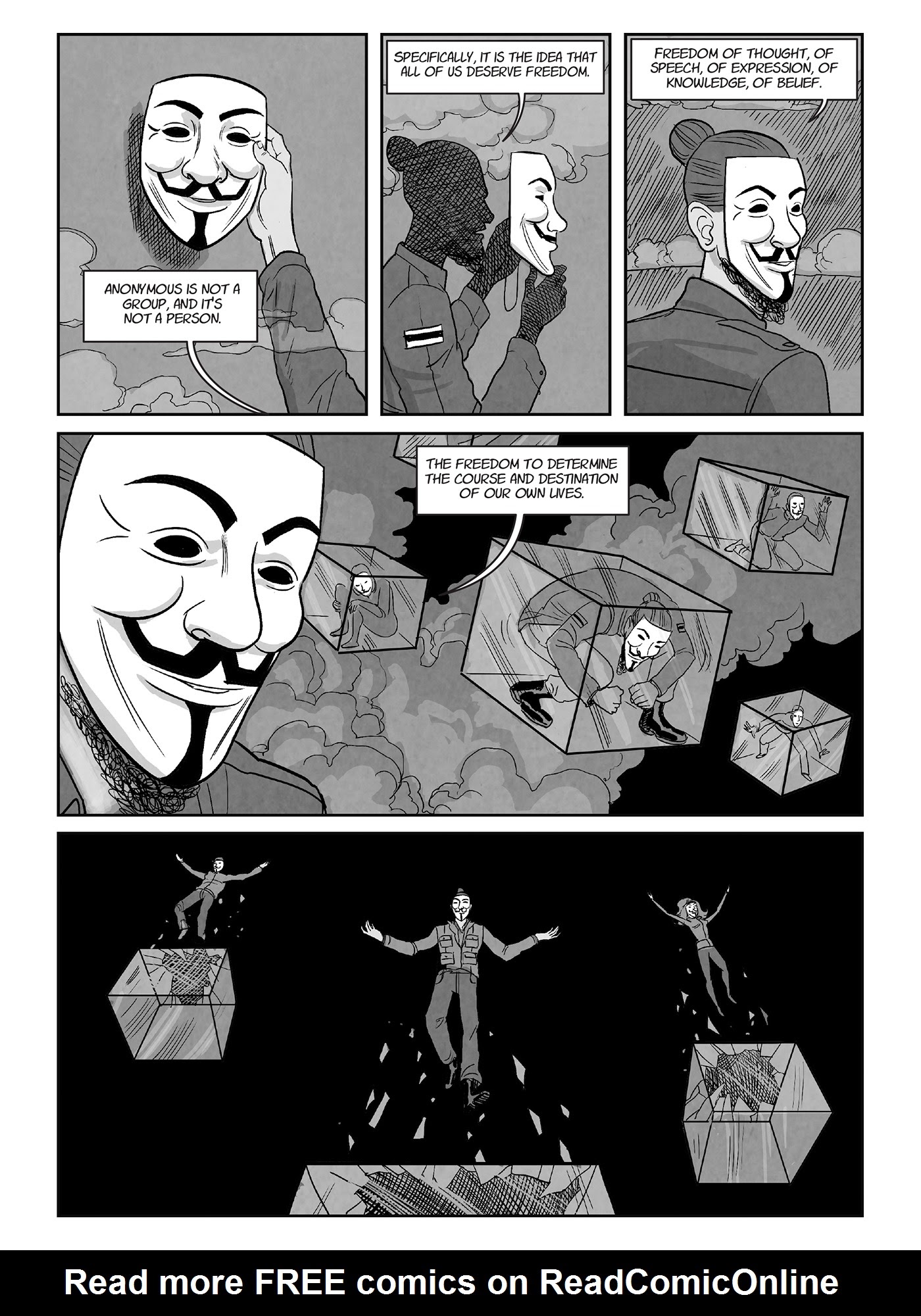 Read online A for Anonymous: How a Mysterious Hacker Collective Transformed the World comic -  Issue # TPB - 13