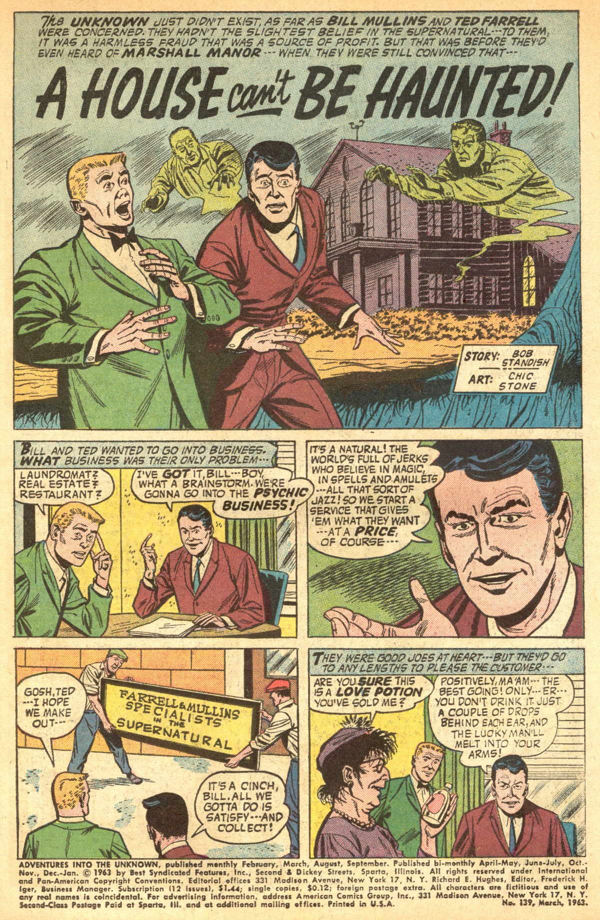 Read online Adventures Into The Unknown comic -  Issue #139 - 3