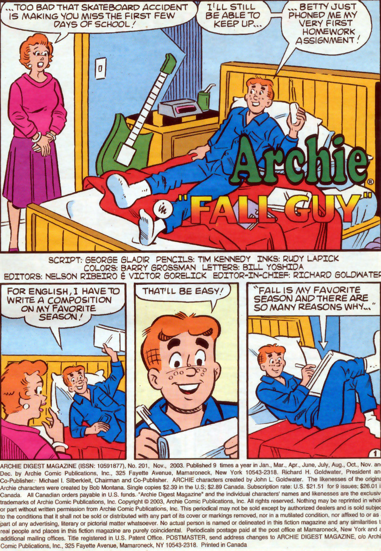 Read online Archie Digest Magazine comic -  Issue #201 - 2
