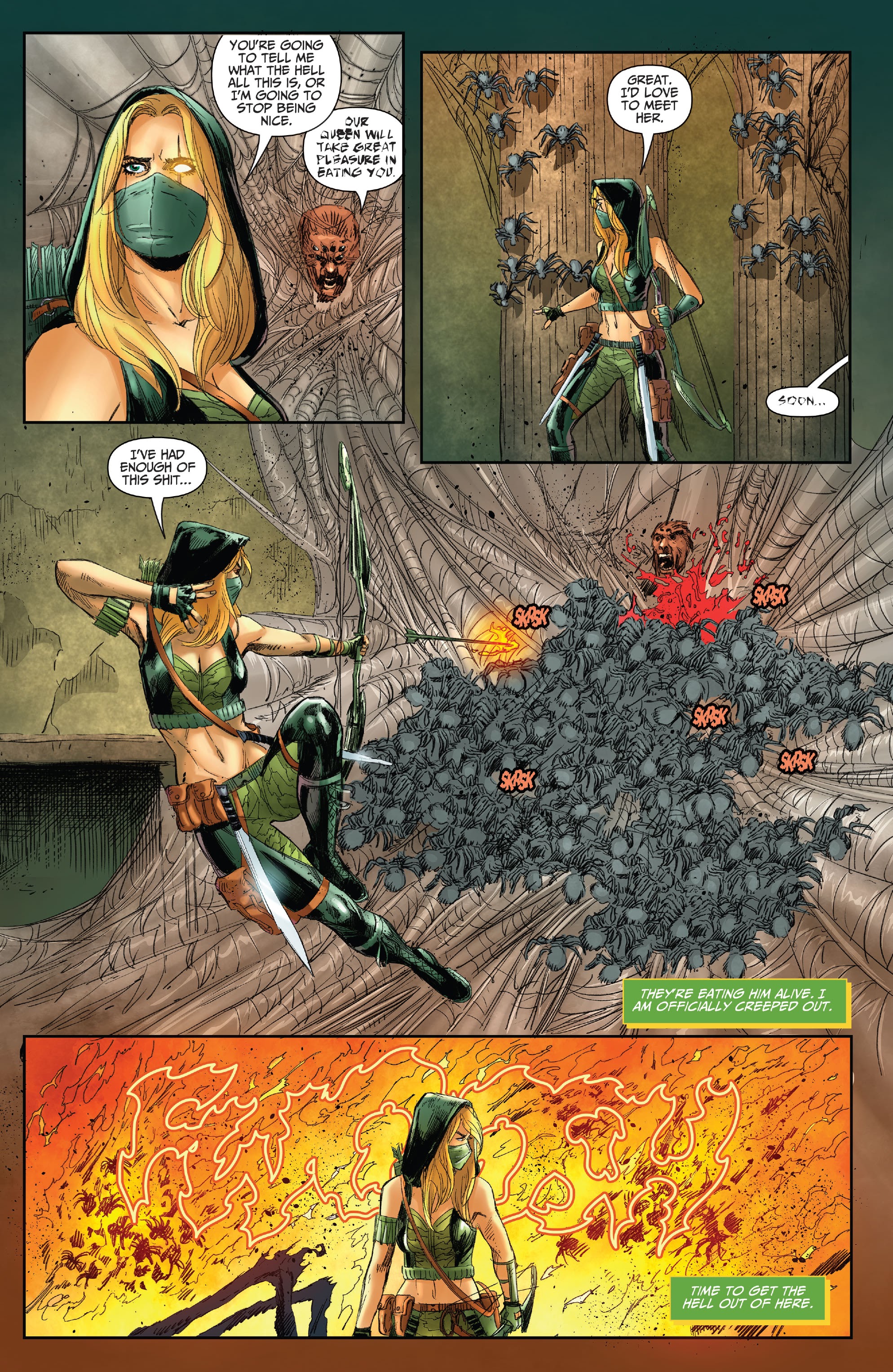 Read online Robyn Hood: Cult of the Spider comic -  Issue # Full - 25