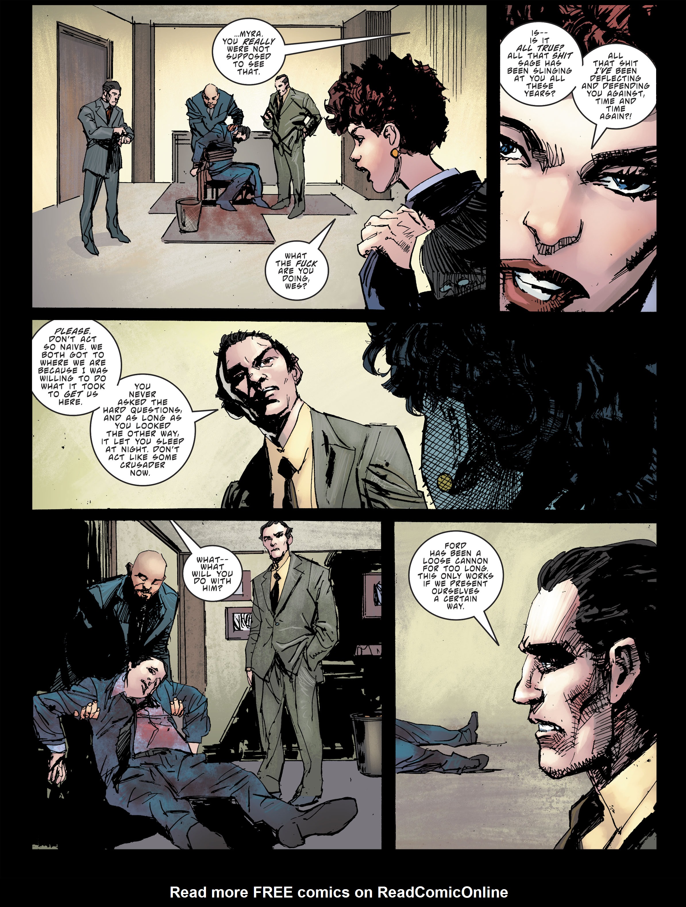 Read online The Question: The Deaths of Vic Sage comic -  Issue #1 - 33