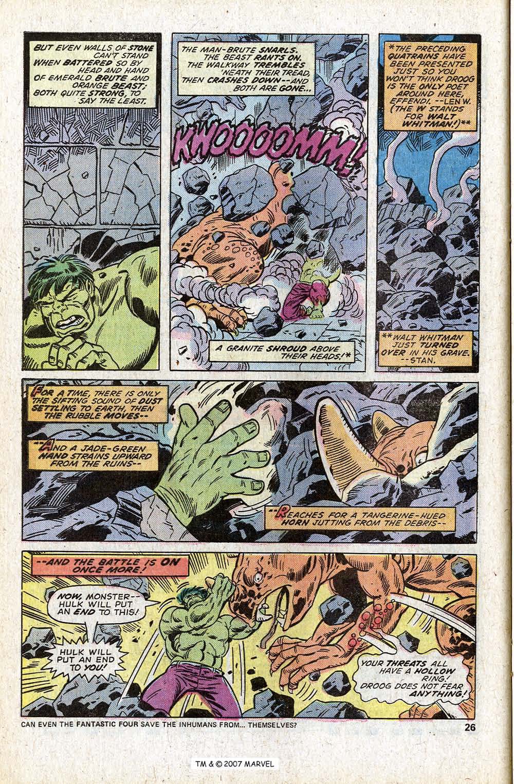 Read online The Incredible Hulk (1968) comic -  Issue #188 - 28