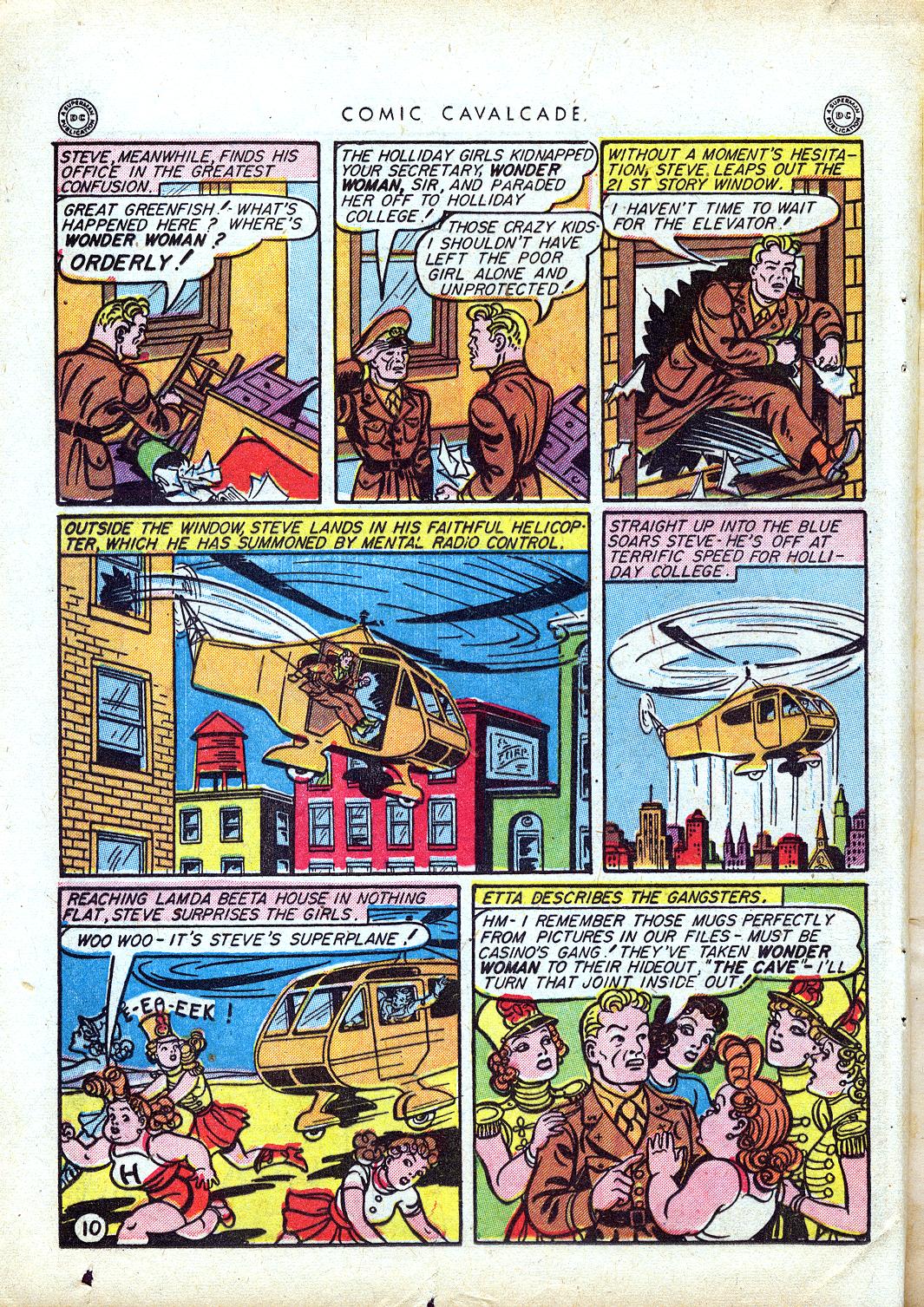 Read online Comic Cavalcade comic -  Issue #8 - 12