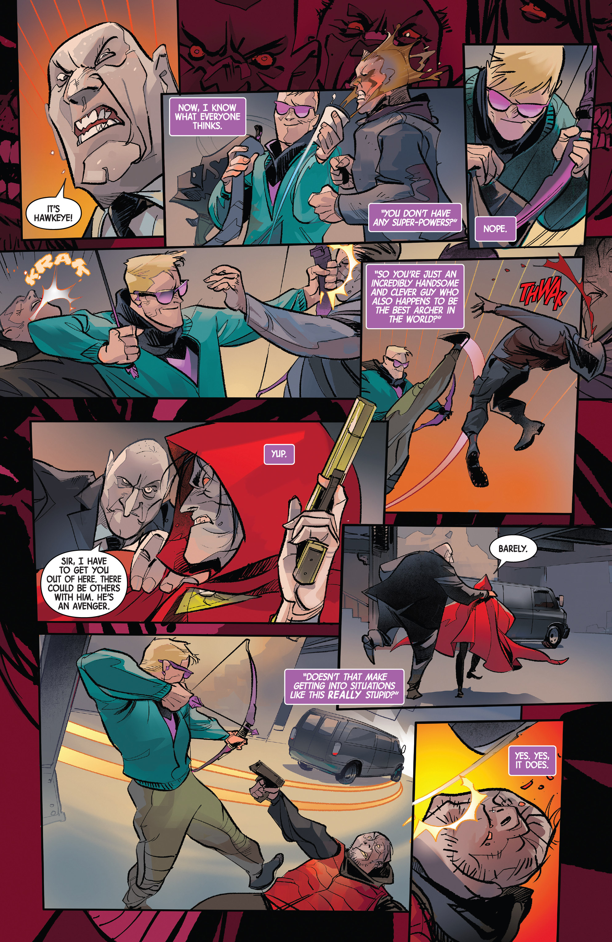 Read online Hawkeye: Freefall comic -  Issue #1 - 5