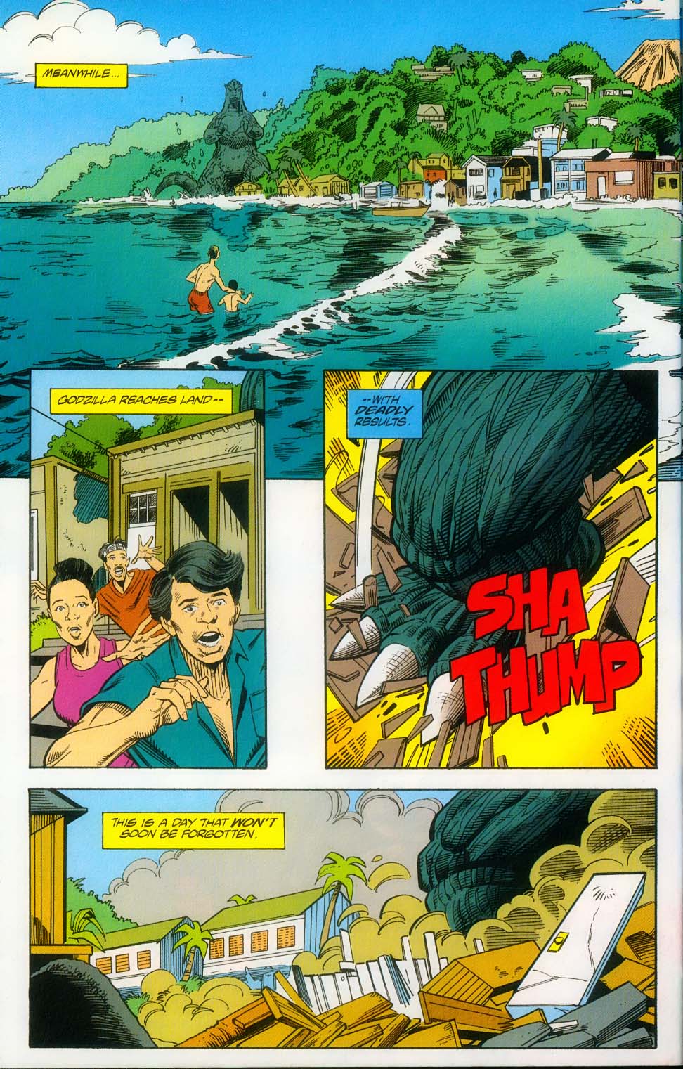 Read online Godzilla (1995) comic -  Issue #14 - 7