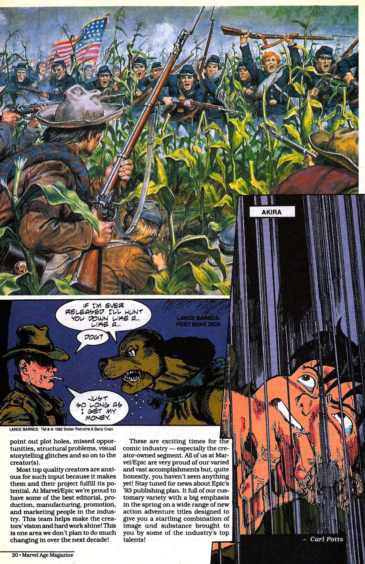 Read online Marvel Age comic -  Issue #120 - 21