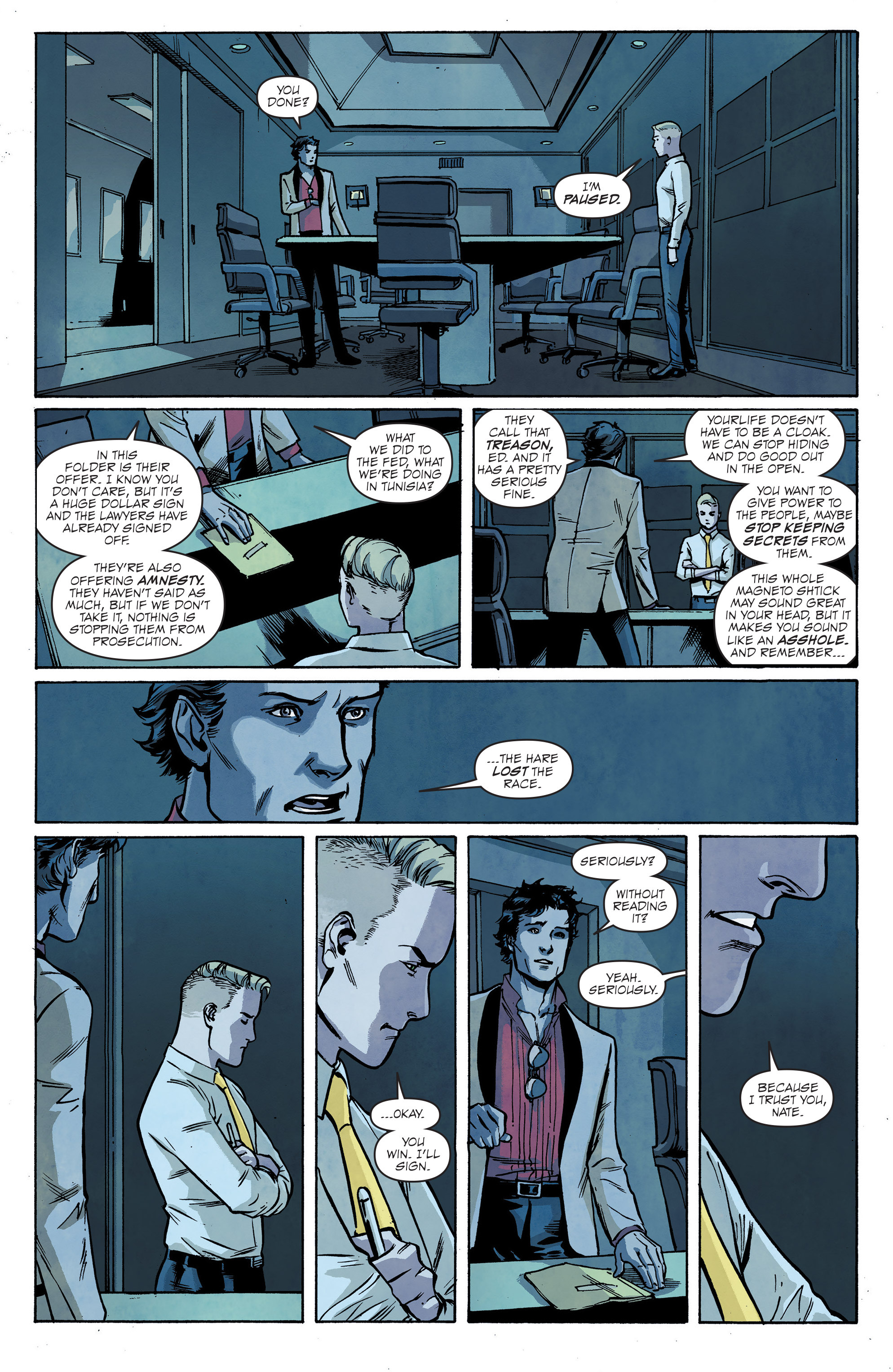 Read online Hacktivist comic -  Issue #2 - 5