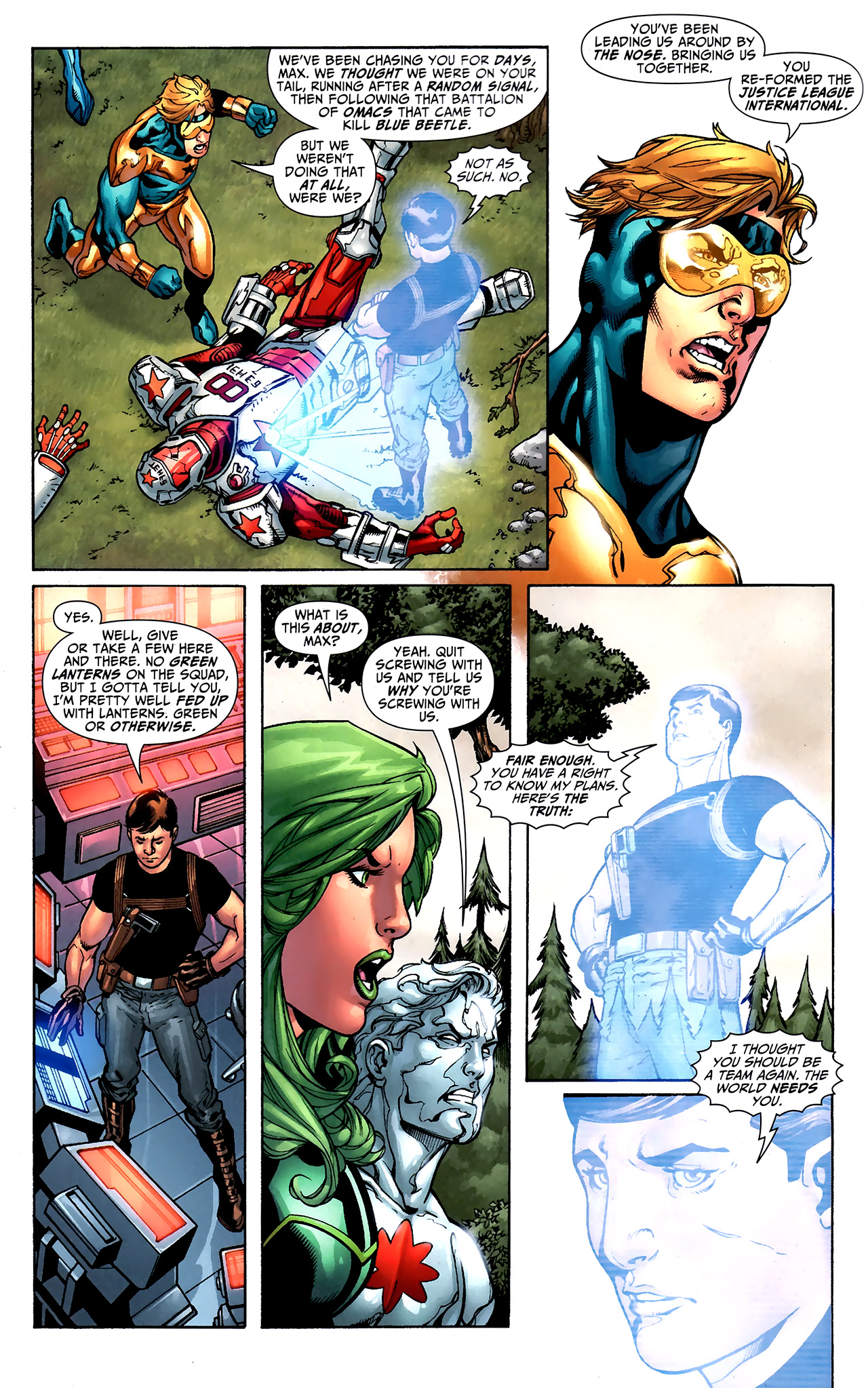 Read online Justice League: Generation Lost comic -  Issue #5 - 6