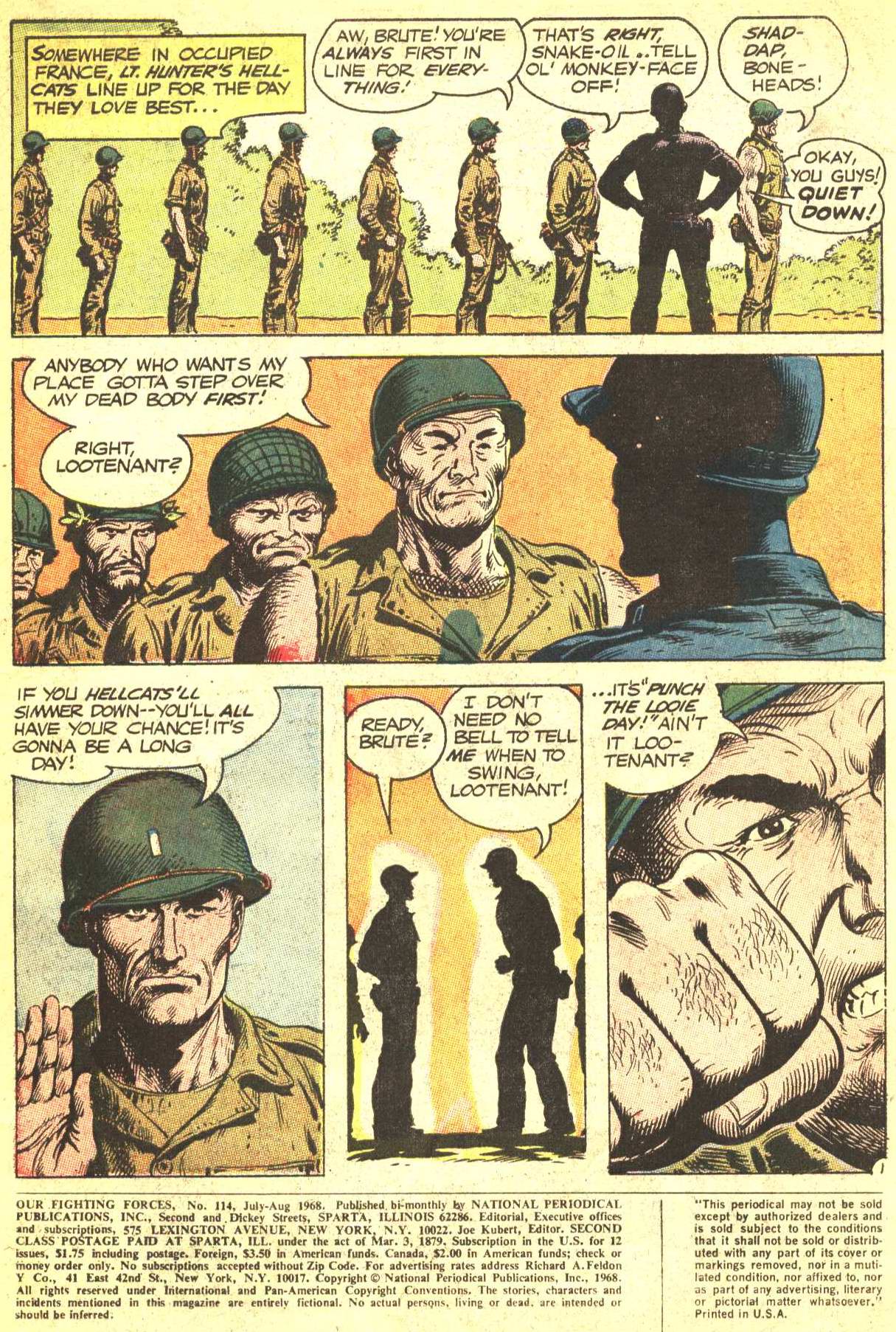 Read online Our Fighting Forces comic -  Issue #114 - 2